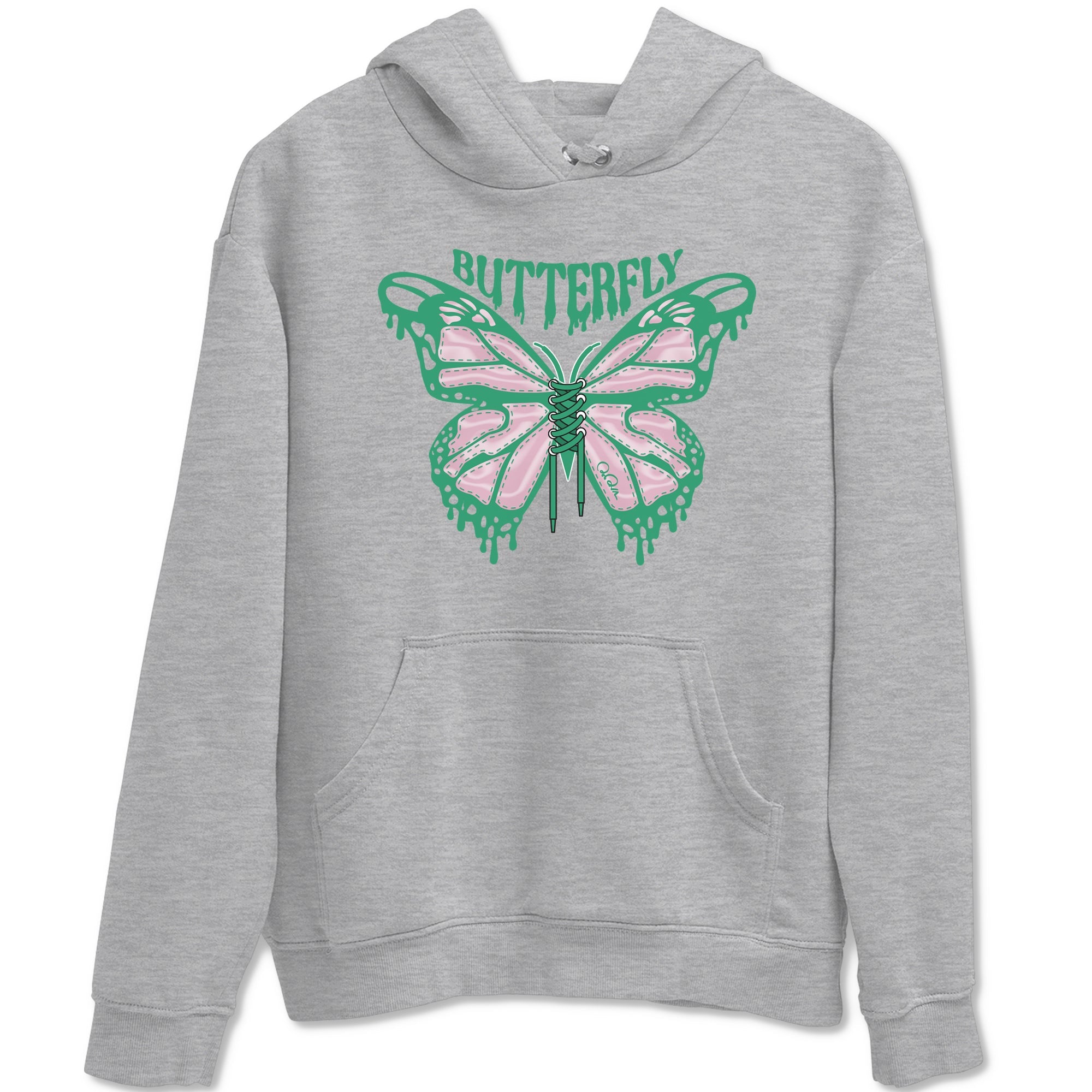 Dunk Low Medium Soft Pink Malachite shirt to match jordans Butterfly sneaker tees Dunk Retro SE Medium Soft Pink Malachite Drip Gear Zone unisex cotton Heather Grey 2 crew neck shirt