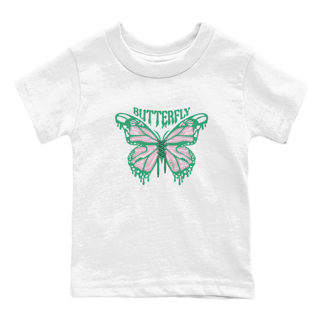 Dunk Low Medium Soft Pink Malachite shirt to match jordans Butterfly sneaker tees Dunk Retro SE Medium Soft Pink Malachite Drip Gear Zone baby toddler White 2 cotton Shirt