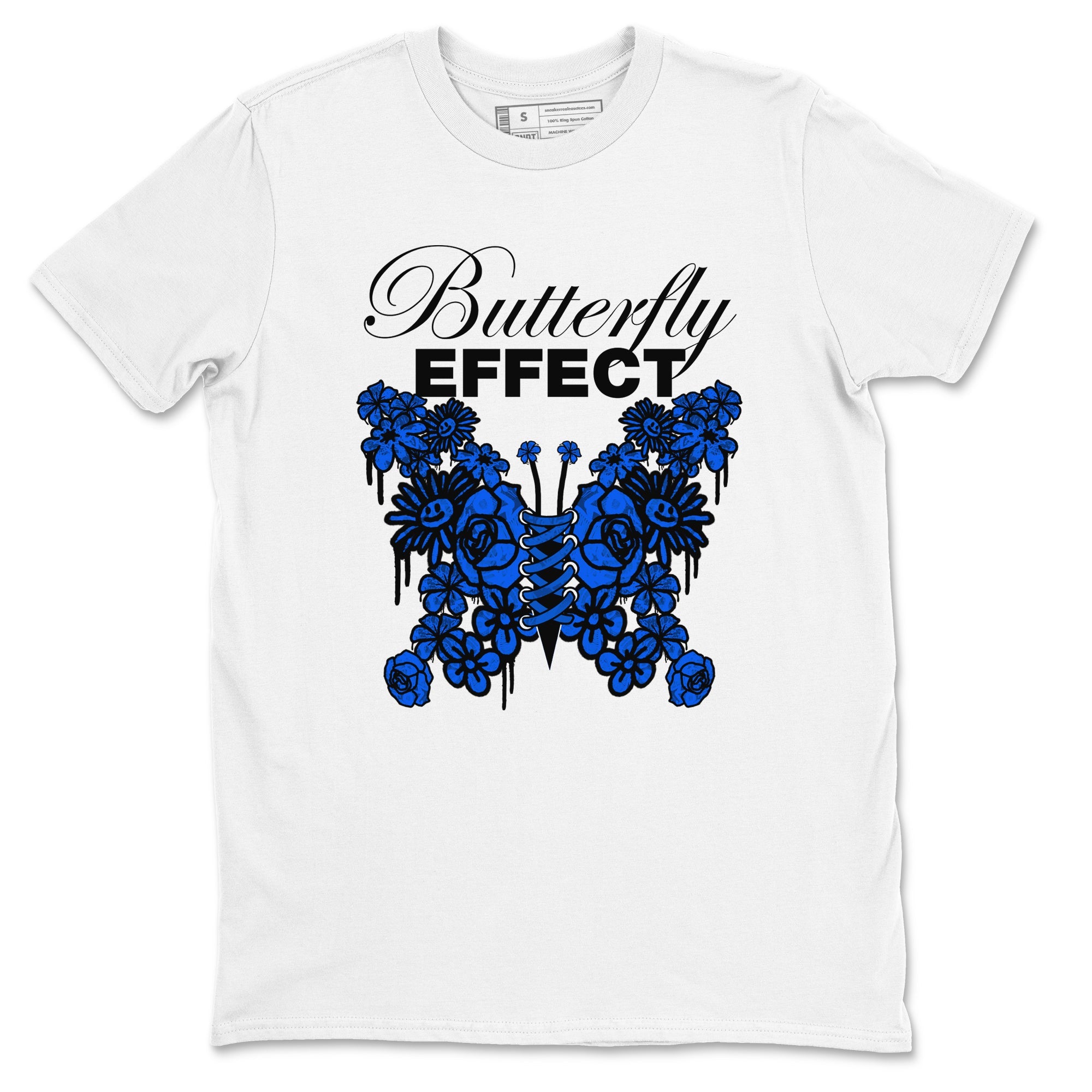 Air Jordan 1 Royal Reimagined shirt to match jordans Butterfly Effect sneaker tees AJ1 Royal Reimagined Drip Gear Zone Unisex White 2 T-Shirt