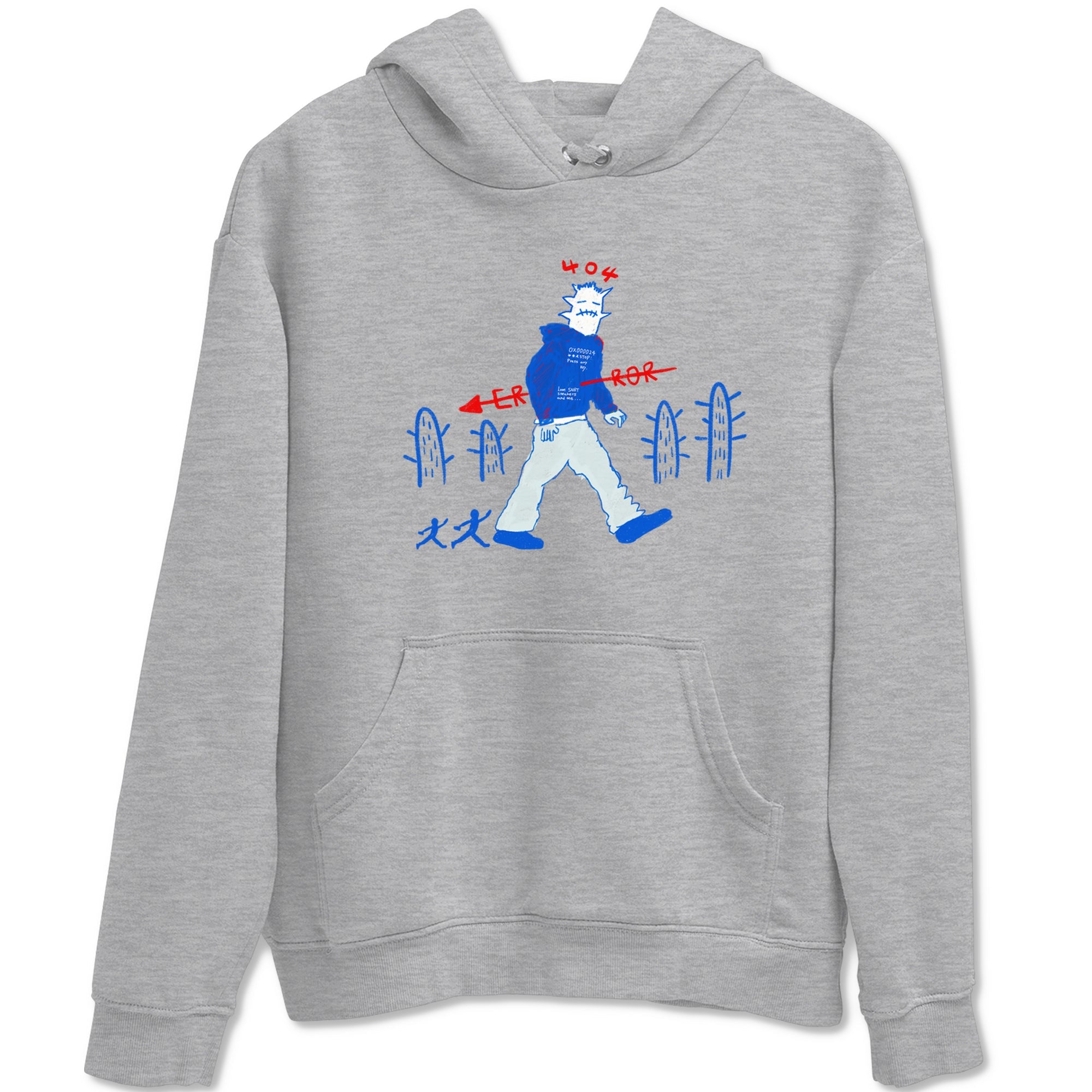 Air Force 1 404 Error shirt to match jordans Cactus Man sneaker tees Air Force 1 404 Error Drip Gear Zone unisex cotton Heather Grey 2 crew neck shirt