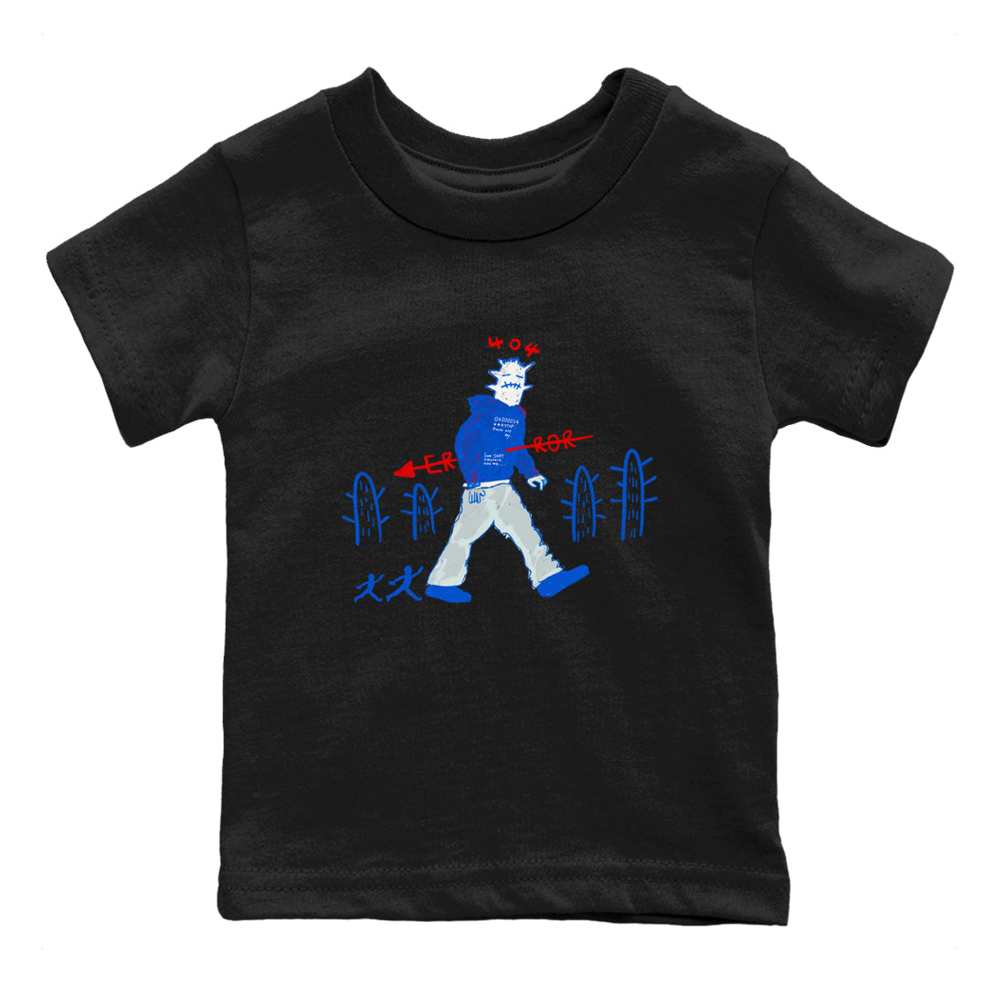 Air Force 1 404 Error shirt to match jordans Cactus Man sneaker tees Air Force 1 404 Error Drip Gear Zone baby toddler Black 2 cotton Shirt