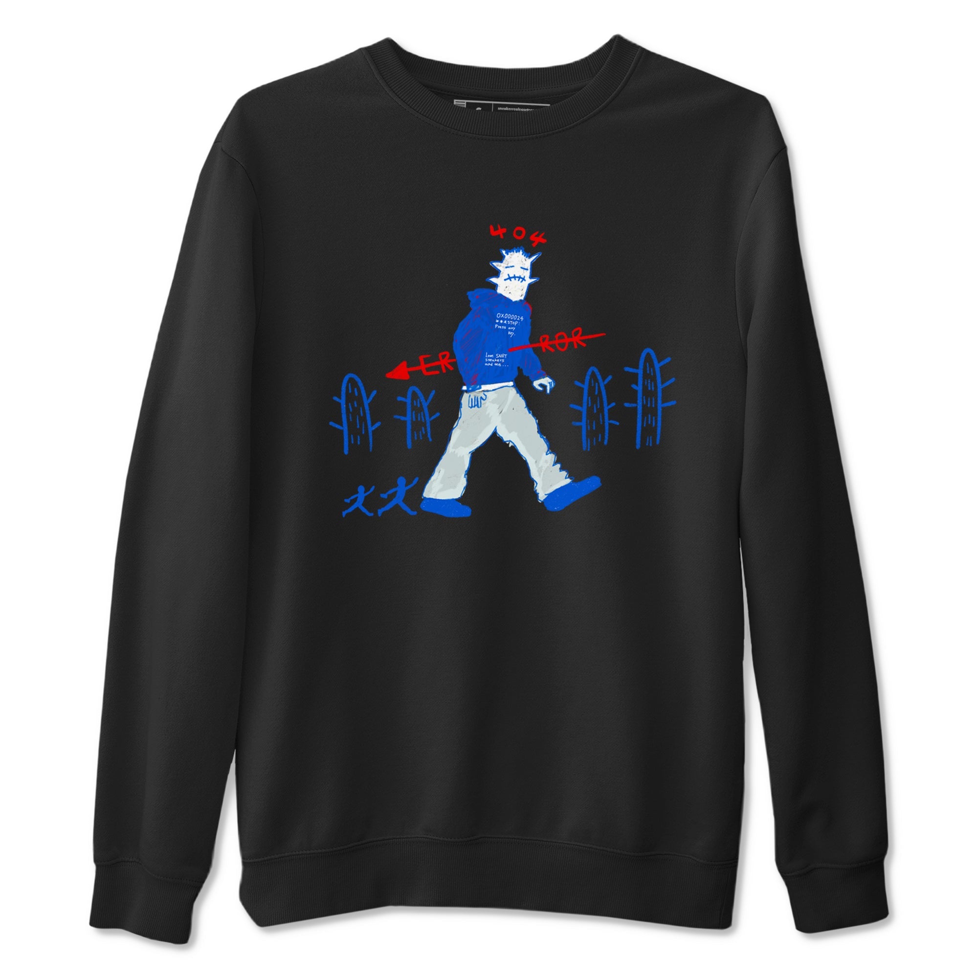 Air Force 1 404 Error shirt to match jordans Cactus Man sneaker tees Air Force 1 404 Error Drip Gear Zone unisex cotton Black 2 crew neck shirt