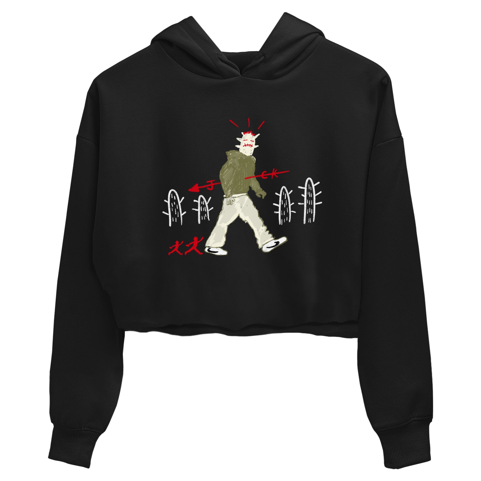 1s Travis Scott Black Olive shirts to match jordans Cactus Man sneaker match tees Air Jordan 1 Travis Scott Black Olive Drip Gear Zone streetwear brand Black 2 crop tee