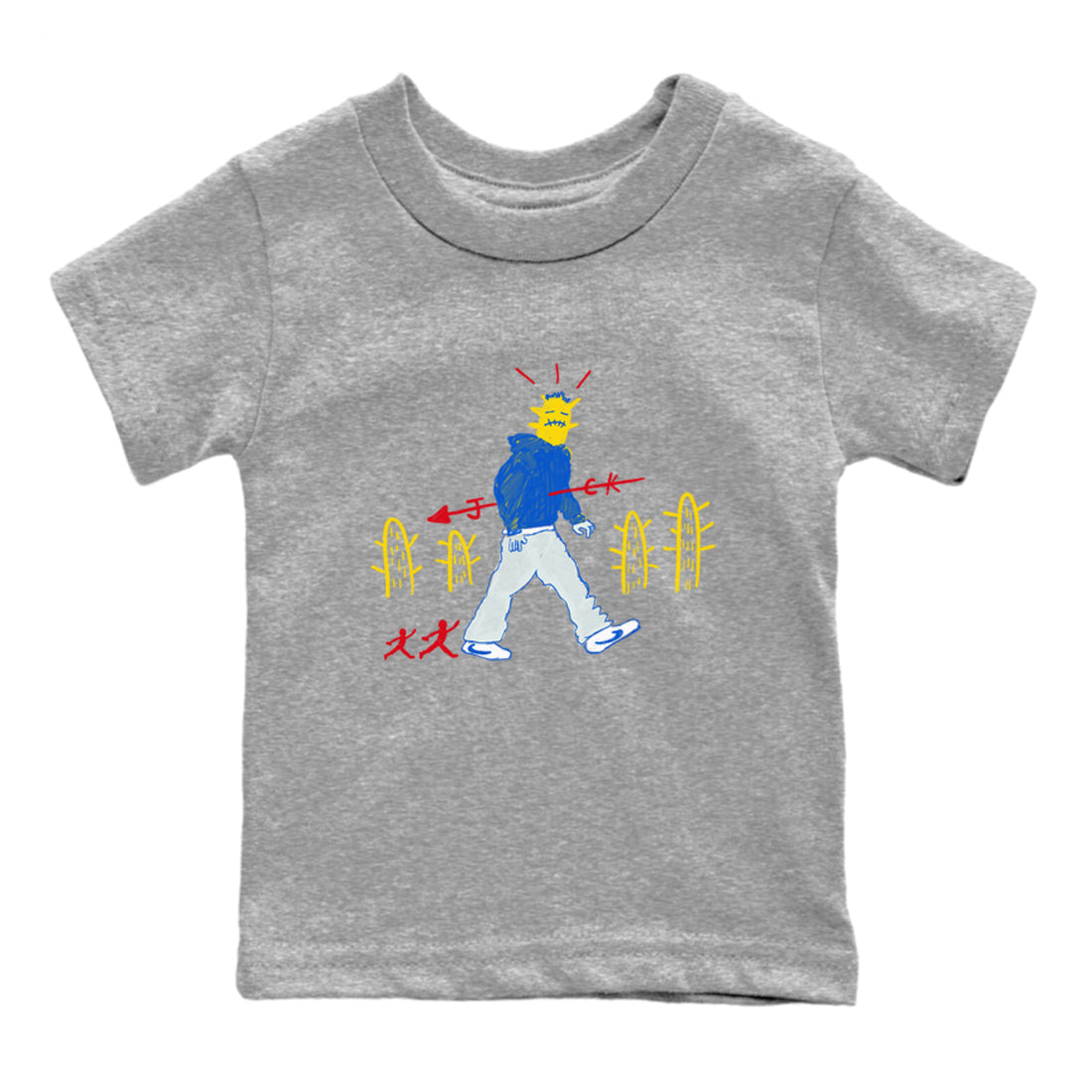 Air Jordan 1 Low x Travis Scott x Canary shirt to match jordans Cactus Man sneaker tees Air Jordan 1 Travis Scott Canary Streetwear Brand Drip Gear Zone baby toddler Heather Grey 2 cotton Shirt