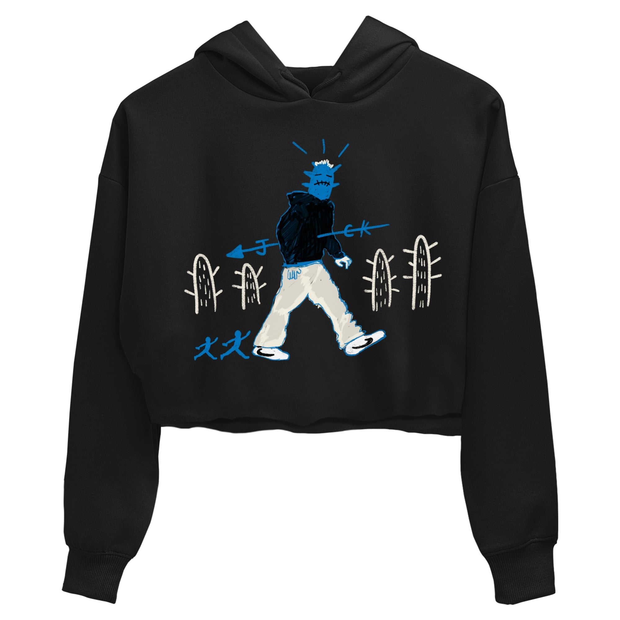 Air Jordan 1 x Travis Scott x Fragment shirt to match jordans Cactus Man sneaker tees Air Jordan 1 Travis Scott Fragment Streetwear Brand Streetwear Brand Drip Gear Zone Black 2 crop length shirt