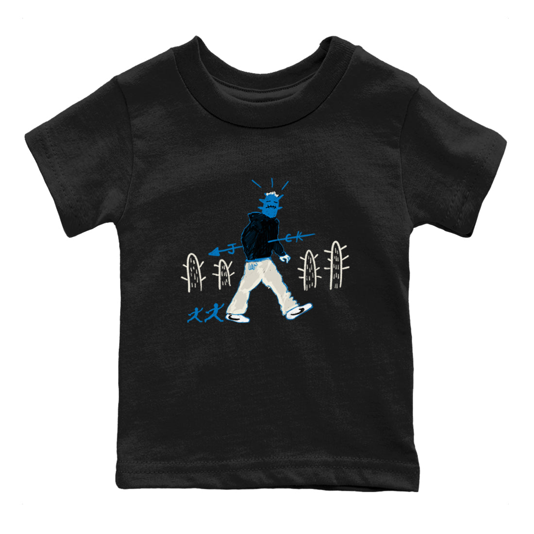 Air Jordan 1 x Travis Scott x Fragment shirt to match jordans Cactus Man sneaker tees 1s Travis Scott Fragment Streetwear Brand Drip Gear Zone baby toddler Black 2 cotton Shirt