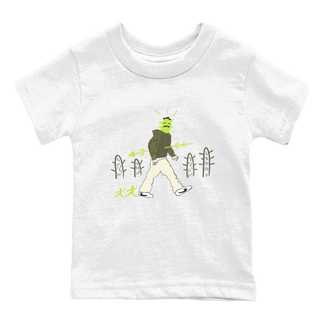 Air Jordan 1 Travis Scott Golf Olive shirt to match jordans Cactus Man sneaker tees 1s Travis Scott Golf Olive Streetwear Brand Drip Gear Zone baby toddler White 2 cotton Shirt