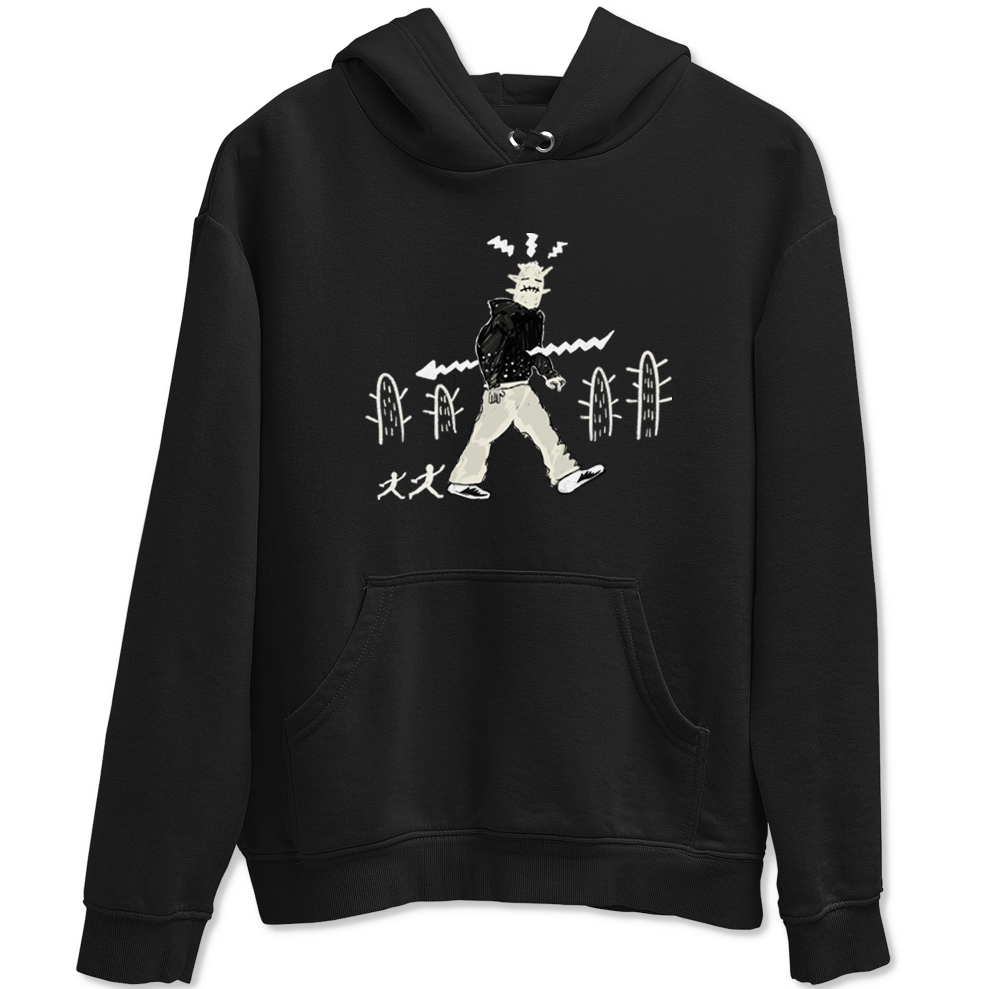AJ5 Sail shirt to match jordans Cactus Man sneaker tees Air Jordan 5 Sail Drip Gear Zone unisex cotton Black 2 crew neck shirt