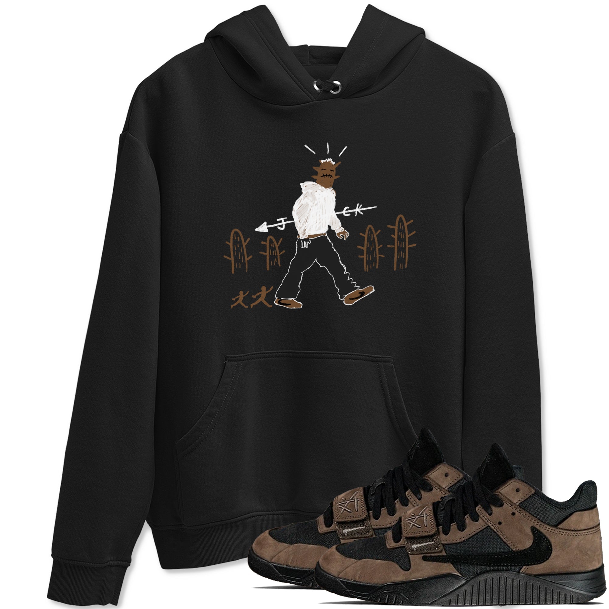 Jordan Jumpman Jack Travis Scott Dark Mocha shirts to match jordans Cactus Man sneaker match tees Jordan Jumpman Jack Travis Scott Dark Mocha match shoes to clothes Drip Gear Zone unisex cotton Black 1 shirts