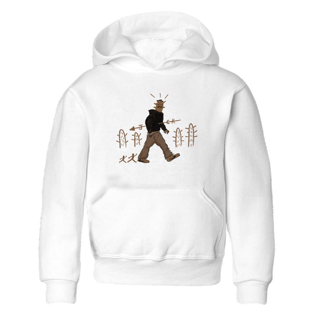Jordan Jumpman Jack Travis Scott Dark Mocha shirts to match jordans Cactus Man sneaker match tees Jordan Jumpman Jack Travis Scott Dark Mocha match shoes to clothes Drip Gear Zone Youth Baby White 2 tee