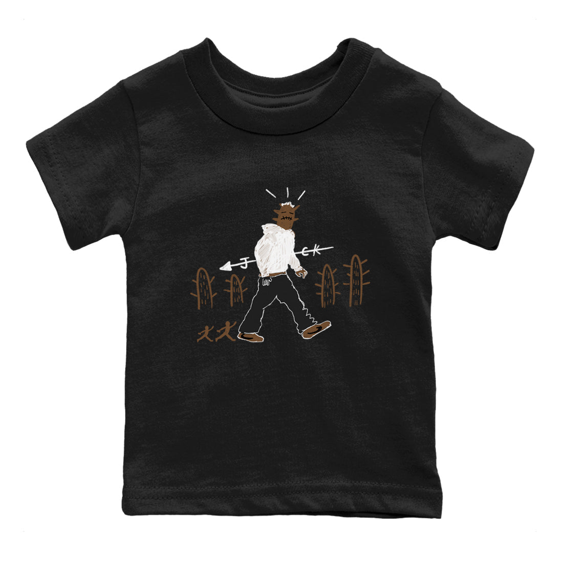 Jordan Jumpman Jack Travis Scott Dark Mocha shirts to match jordans Cactus Man sneaker match tees Jordan Jumpman Jack Travis Scott Dark Mocha match shoes to clothes Drip Gear Zone Youth Baby Black 2 tee