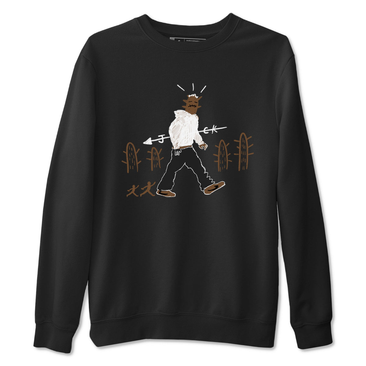 Jordan Jumpman Jack Travis Scott Dark Mocha shirts to match jordans Cactus Man sneaker match tees Jordan Jumpman Jack Travis Scott Dark Mocha match shoes to clothes Drip Gear Zone unisex cotton Black 2 shirts