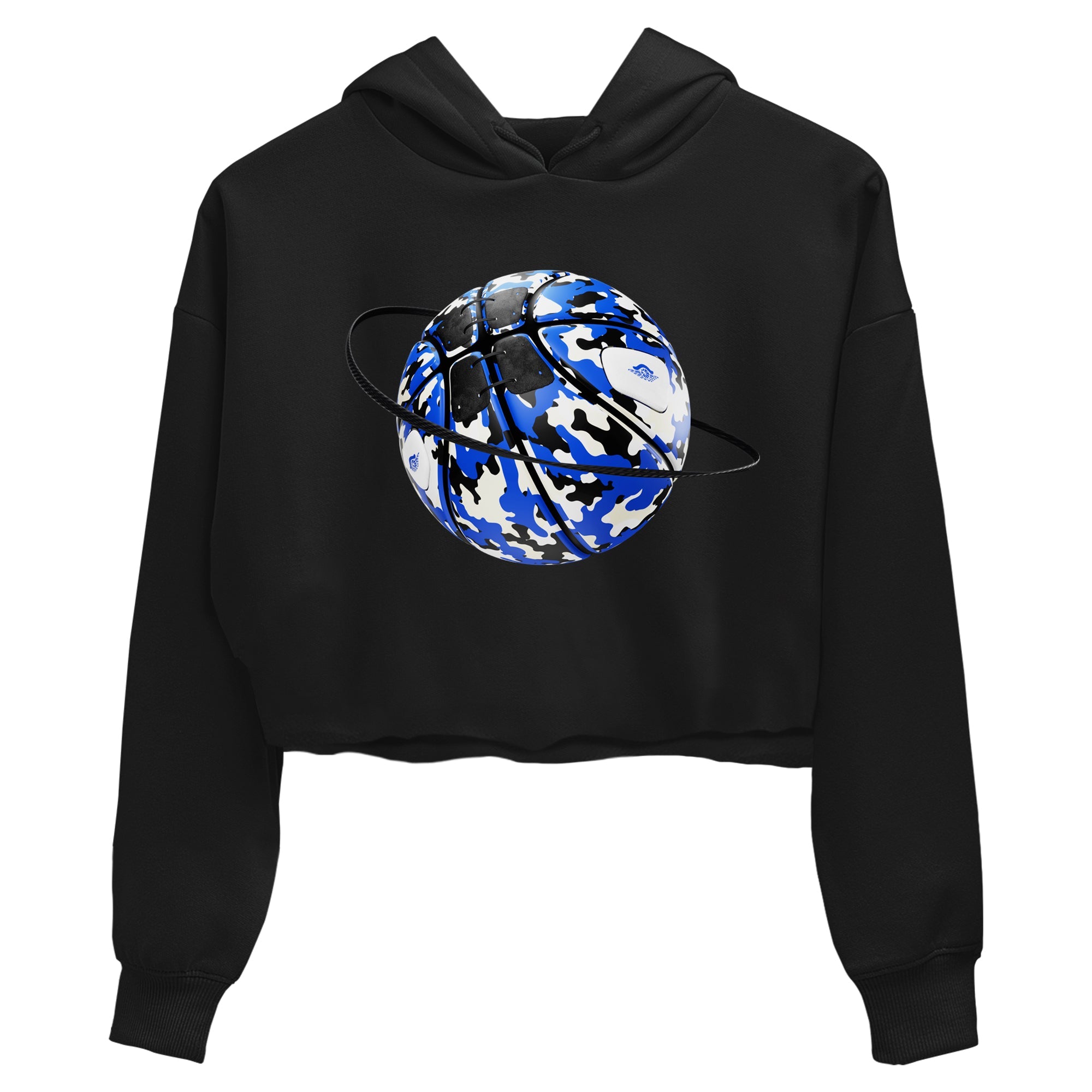 AJ1 Game Royal shirt to match jordans Camo Basketball Planet sneaker tees Air Jordan 1 Game Royal Drip Gear Zone Black 2 crop length shirt