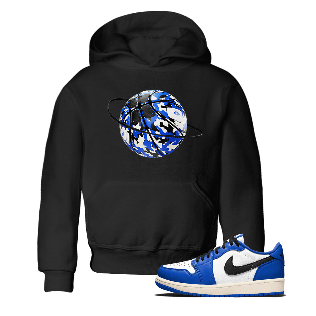 AJ1 Game Royal shirt to match jordans Camo Basketball Planet sneaker tees Air Jordan 1 Game Royal Drip Gear Zone baby toddler Black 1 cotton Shirt
