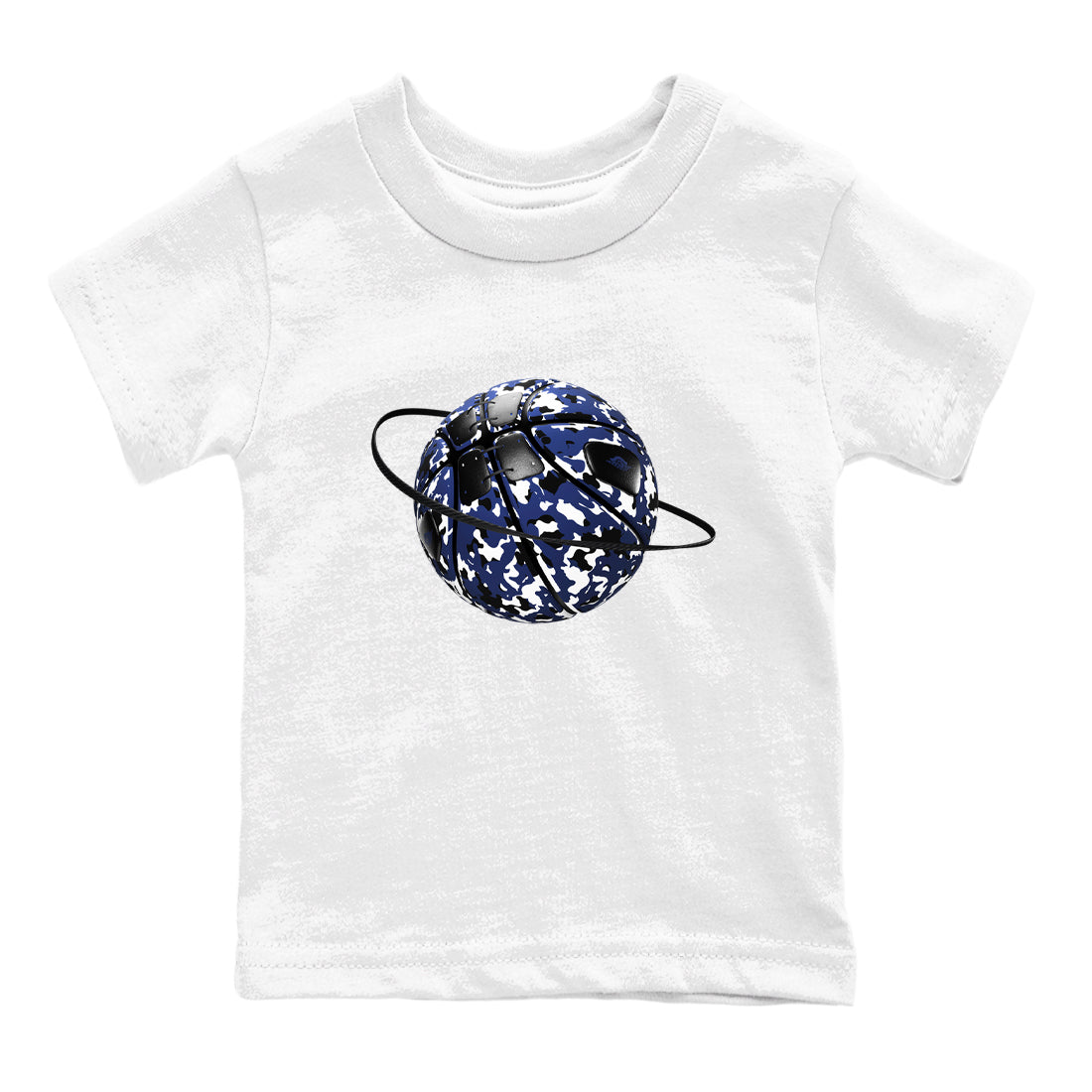 1s Midnight Navy shirts to match jordans Camo Basketball Planet sneaker match tees Air Jordan 1 Midnight Navy match shoes to clothes Drip Gear Zone Youth Baby White 2 tee
