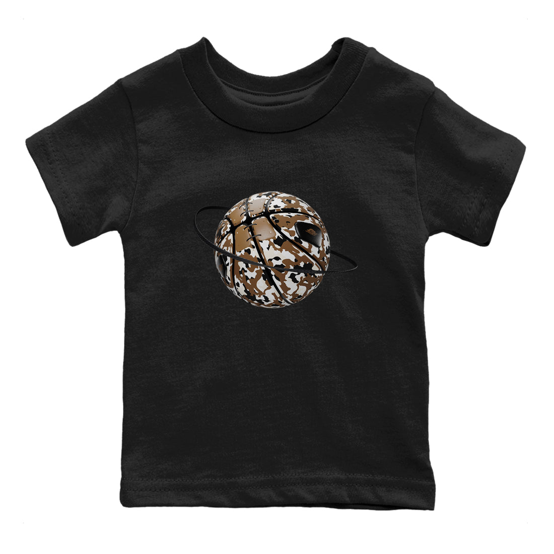 1s Low OG Mocha shirts to match jordans Camo Basketball Planet sneaker match tees Air Jordan 1 Mocha match shoes to clothes Drip Gear Zone Youth Baby Black 2 tee