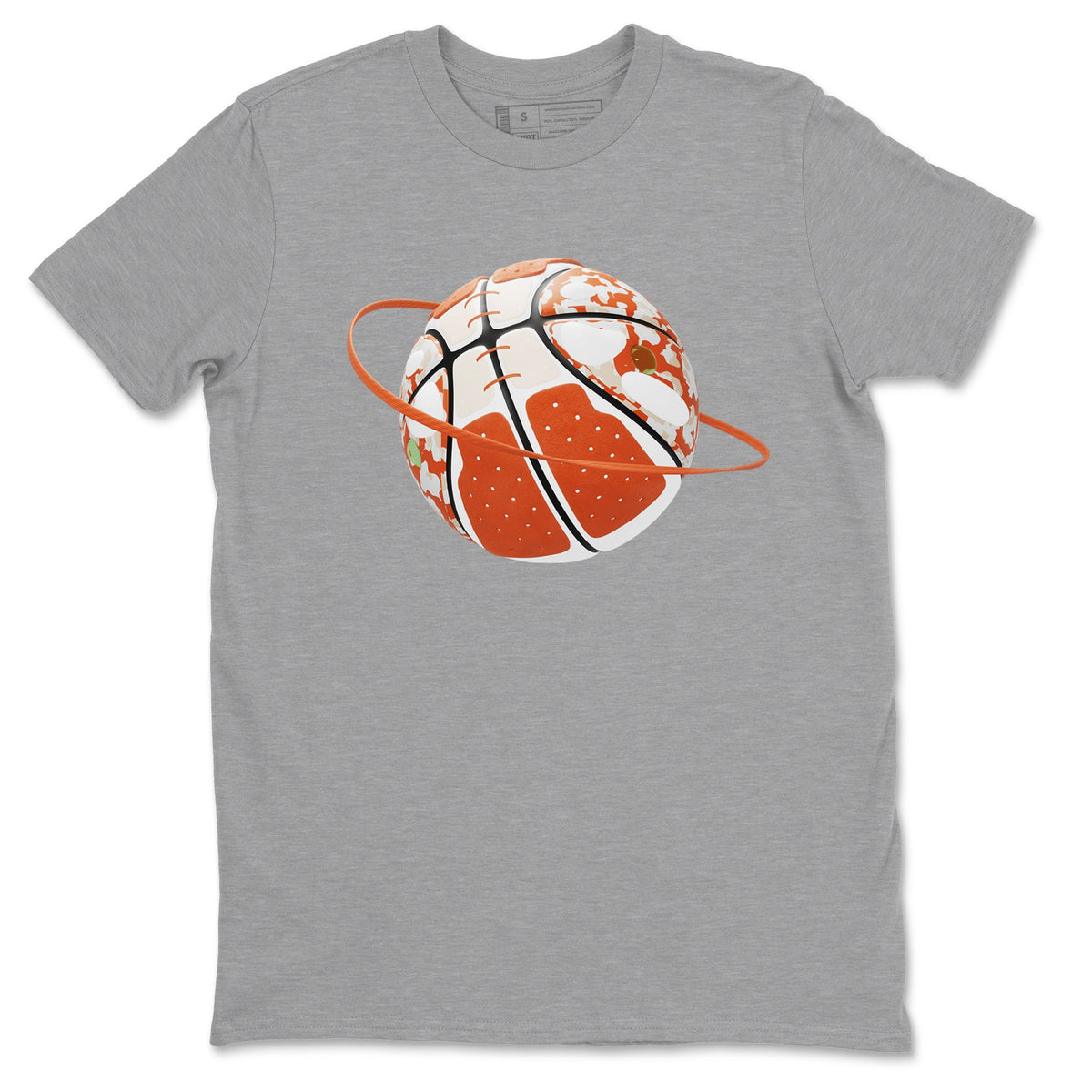 13s Dune Red shirts to match jordans Camo Basketball Planet sneaker match tees Air Jordan 13 Dune Red Drip Gear Zone streetwear brand Heather Grey 2 unisex cotton tee