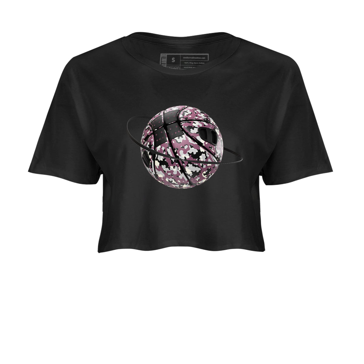 3s A Ma Maniere x Black shirts to match jordans Camo Basketball Planet sneaker match tees A Ma Maniere x Air Jordan 3 “While You Were Sleeping”Sneaker Release Tees unisex cotton Black 2 Crop Shirts