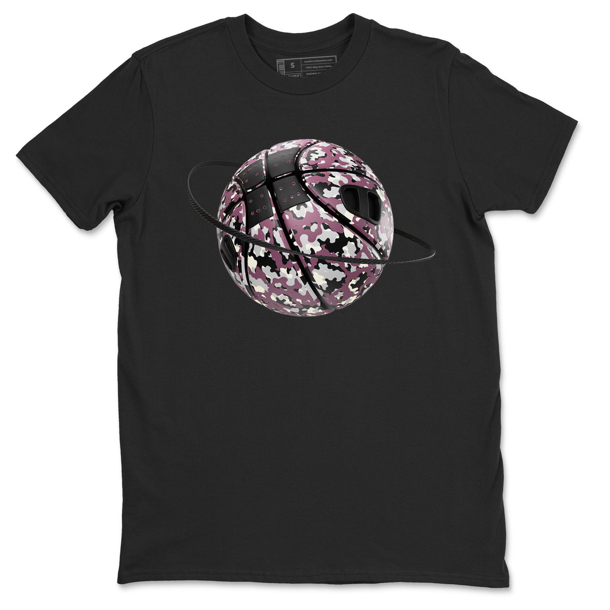 3s A Ma Maniere x Black shirts to match jordans Camo Basketball Planet sneaker match tees A Ma Maniere x Air Jordan 3 “While You Were Sleeping”Sneaker Release Tees unisex cotton Black 2 crew neck shirts