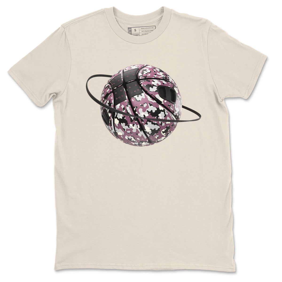 3s A Ma Maniere x Black shirts to match jordans Camo Basketball Planet sneaker match tees A Ma Maniere x Air Jordan 3 “While You Were Sleeping”Sneaker Release Tees unisex cotton Natural 2 crew neck shirts