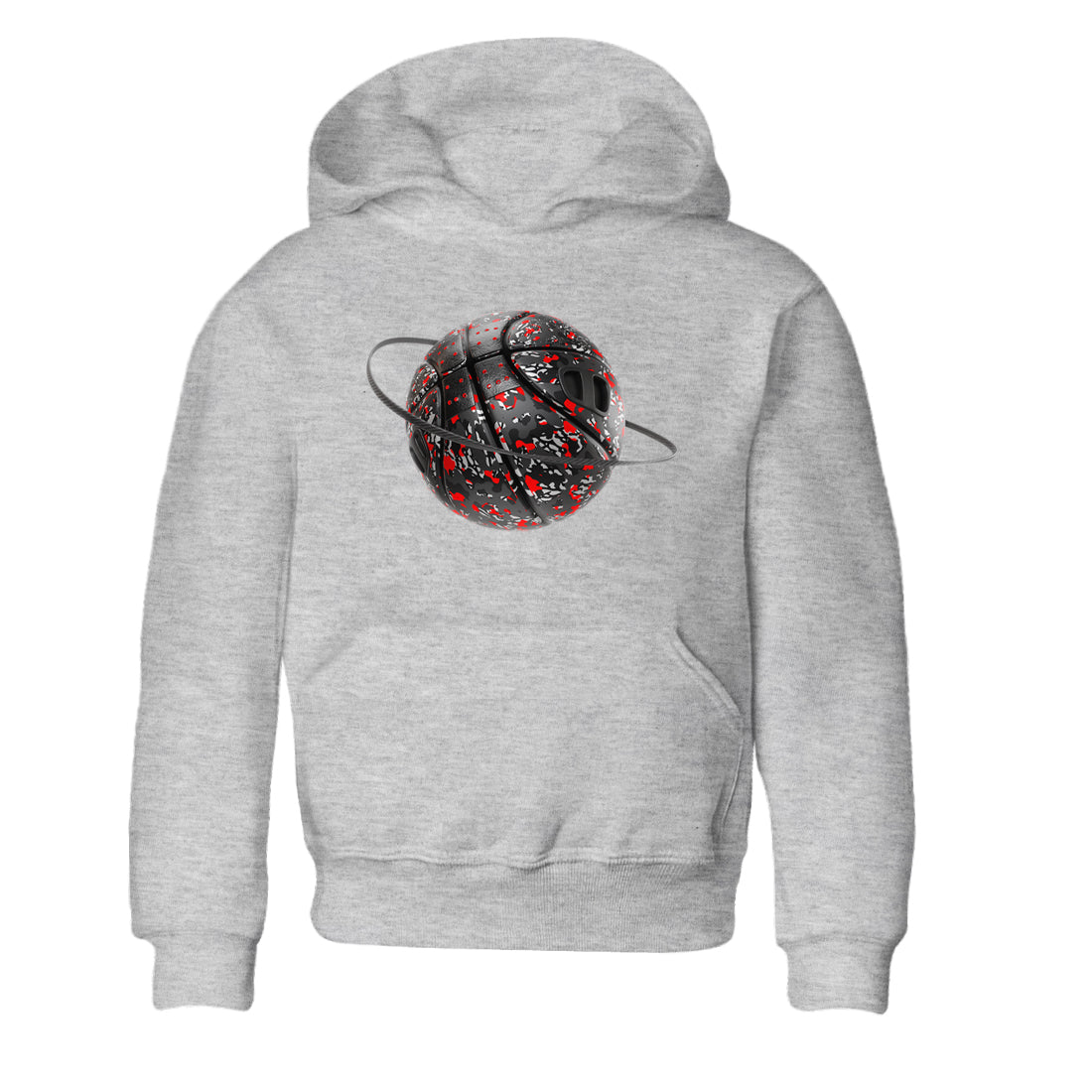 3s Black Cement shirts to match jordans Camo Basketball Planet sneaker match tees Air Jordan 3 Black Cement match shoes to clothes Drip Gear Zone Youth Baby Heather Grey 2 tee