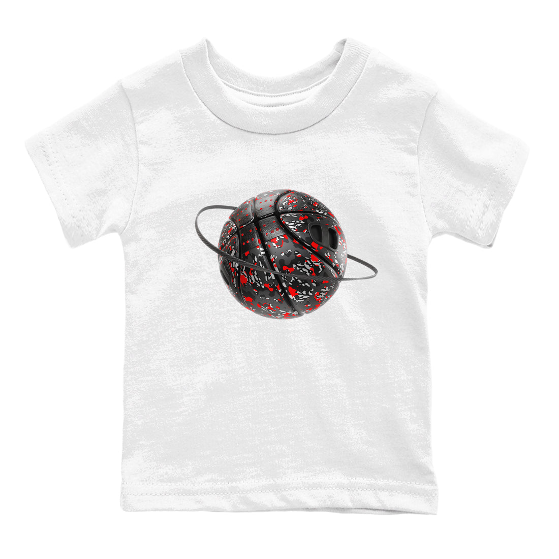 3s Black Cement shirts to match jordans Camo Basketball Planet sneaker match tees Air Jordan 3 Black Cement match shoes to clothes Drip Gear Zone Youth Baby White 2 tee