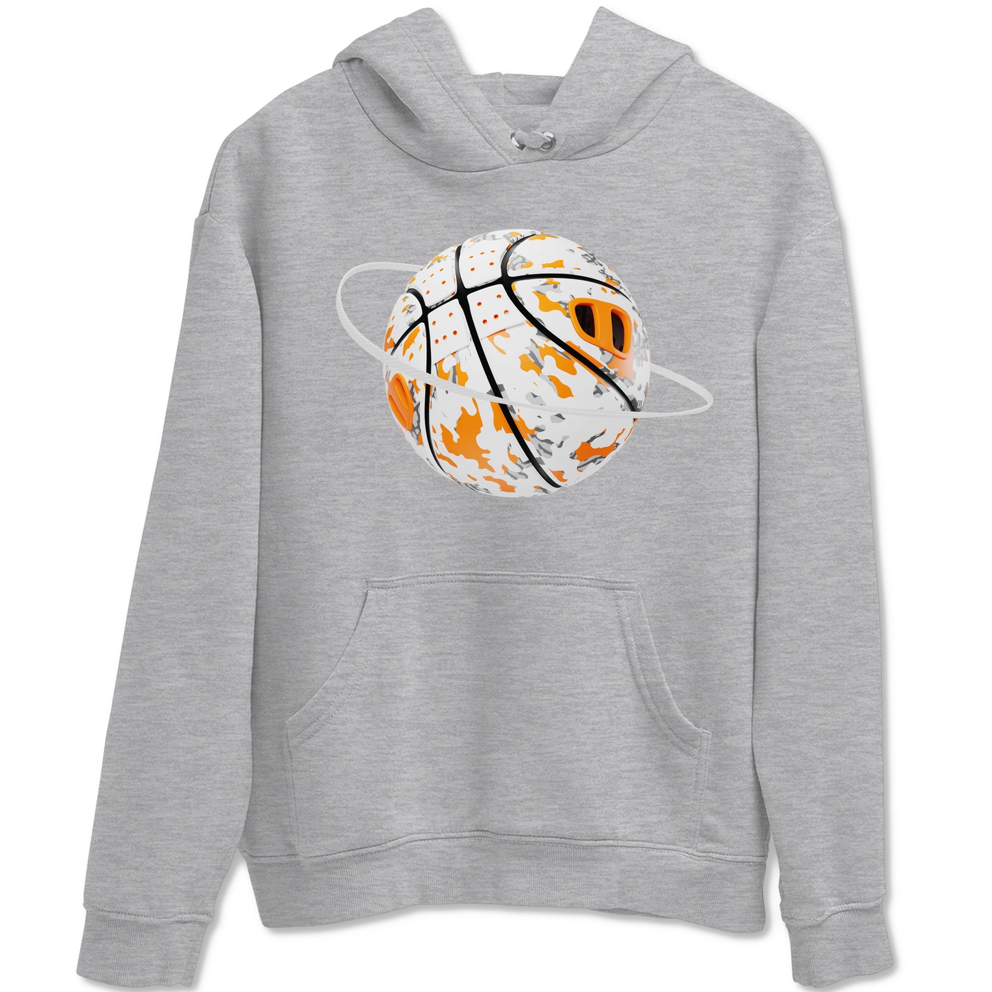 3s Georgia Peach shirt to match jordans Camo Basketball Planet sneaker tees Air Jordan 3 Georgia Peach Drip Gear Zone unisex cotton Heather Grey 2 crew neck shirt