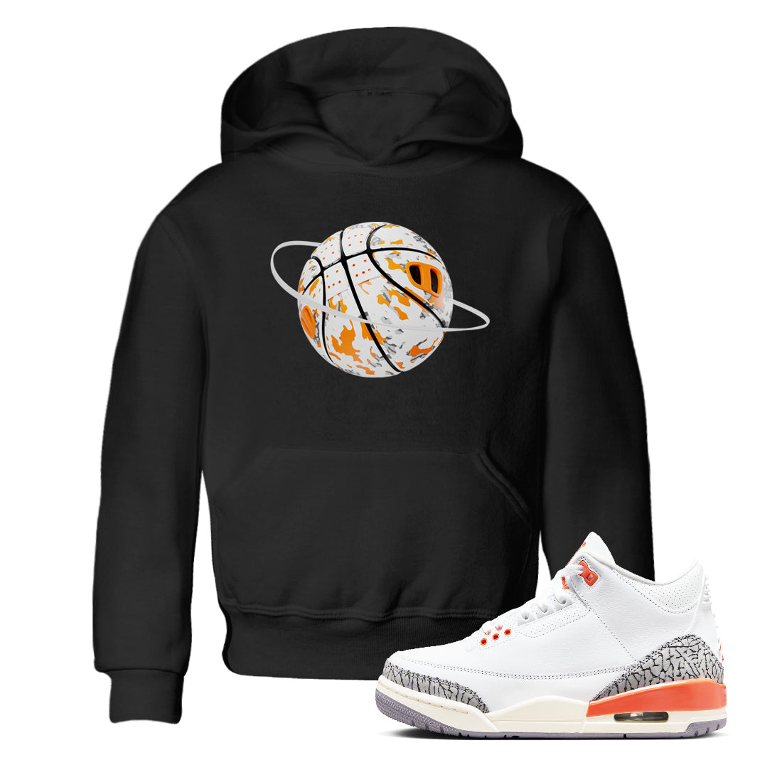 3s Georgia Peach shirt to match jordans Camo Basketball Planet sneaker tees Air Jordan 3 Georgia Peach Drip Gear Zone baby toddler Black 1 cotton Shirt