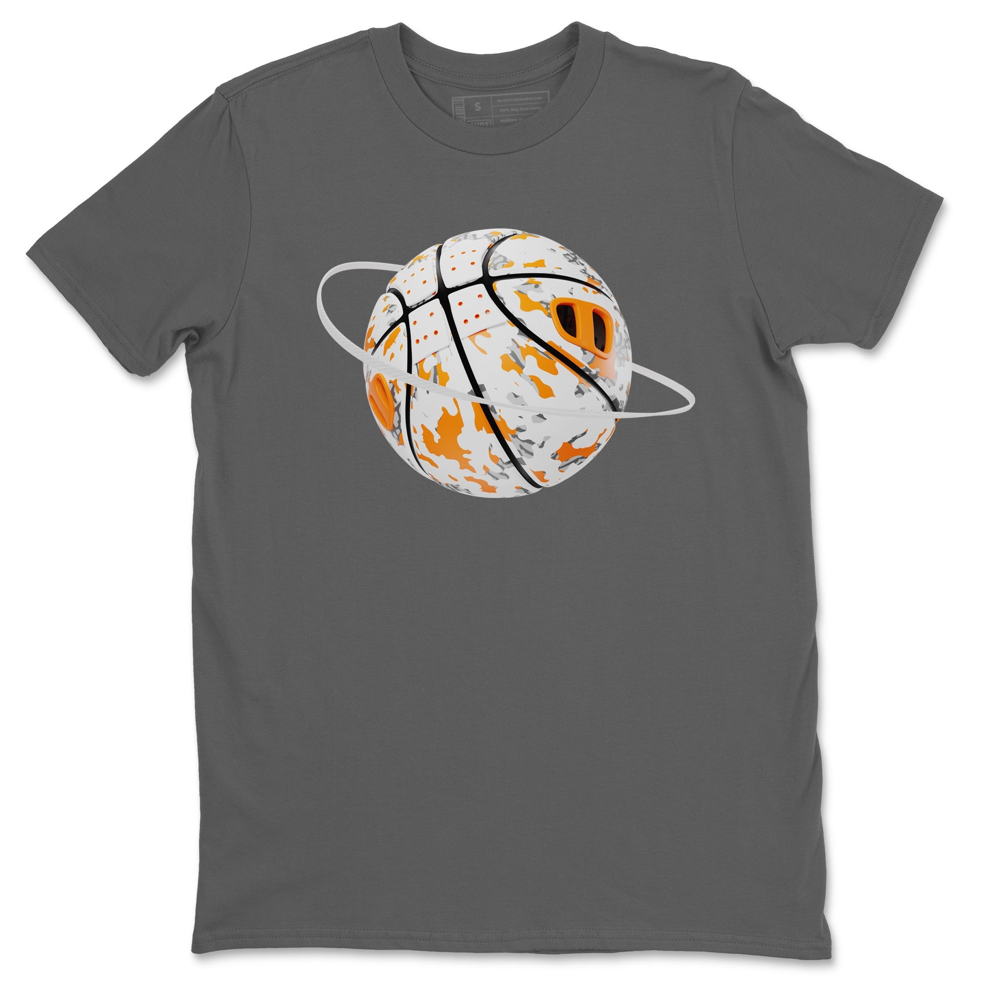 3s Georgia Peach shirt to match jordans Camo Basketball Planet sneaker tees Air Jordan 3 Georgia Peach Drip Gear Zone unisex cotton Cool Grey 2 crew neck shirt