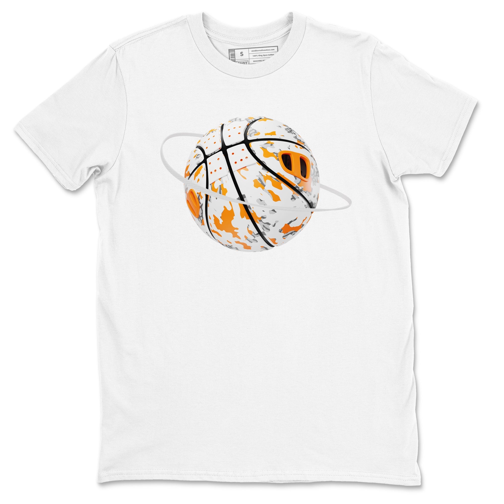 3s Georgia Peach shirt to match jordans Camo Basketball Planet sneaker tees Air Jordan 3 Georgia Peach Drip Gear Zone unisex cotton White 2 crew neck shirt
