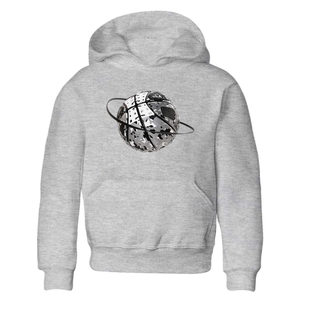 4s Fear shirts to match jordans Camo Basketball Planet sneaker match tees Air Jordan 4 Fear match shoes to clothes Drip Gear Zone Youth Baby Heather Grey 2 tee