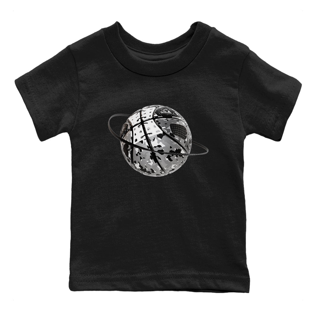 4s Fear shirts to match jordans Camo Basketball Planet sneaker match tees Air Jordan 4 Fear match shoes to clothes Drip Gear Zone Youth Baby Black 2 tee