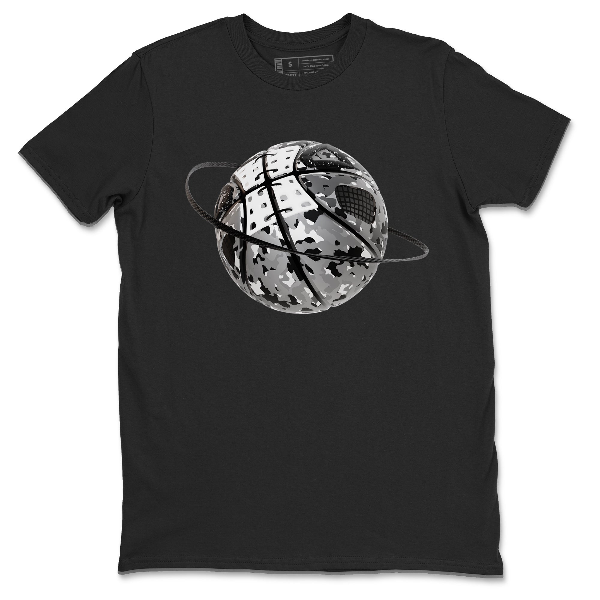 4s Fear shirts to match jordans Camo Basketball Planet sneaker match tees Air Jordan 4 Fear match shoes to clothes Drip Gear Zone unisex cotton Black 2 shirts