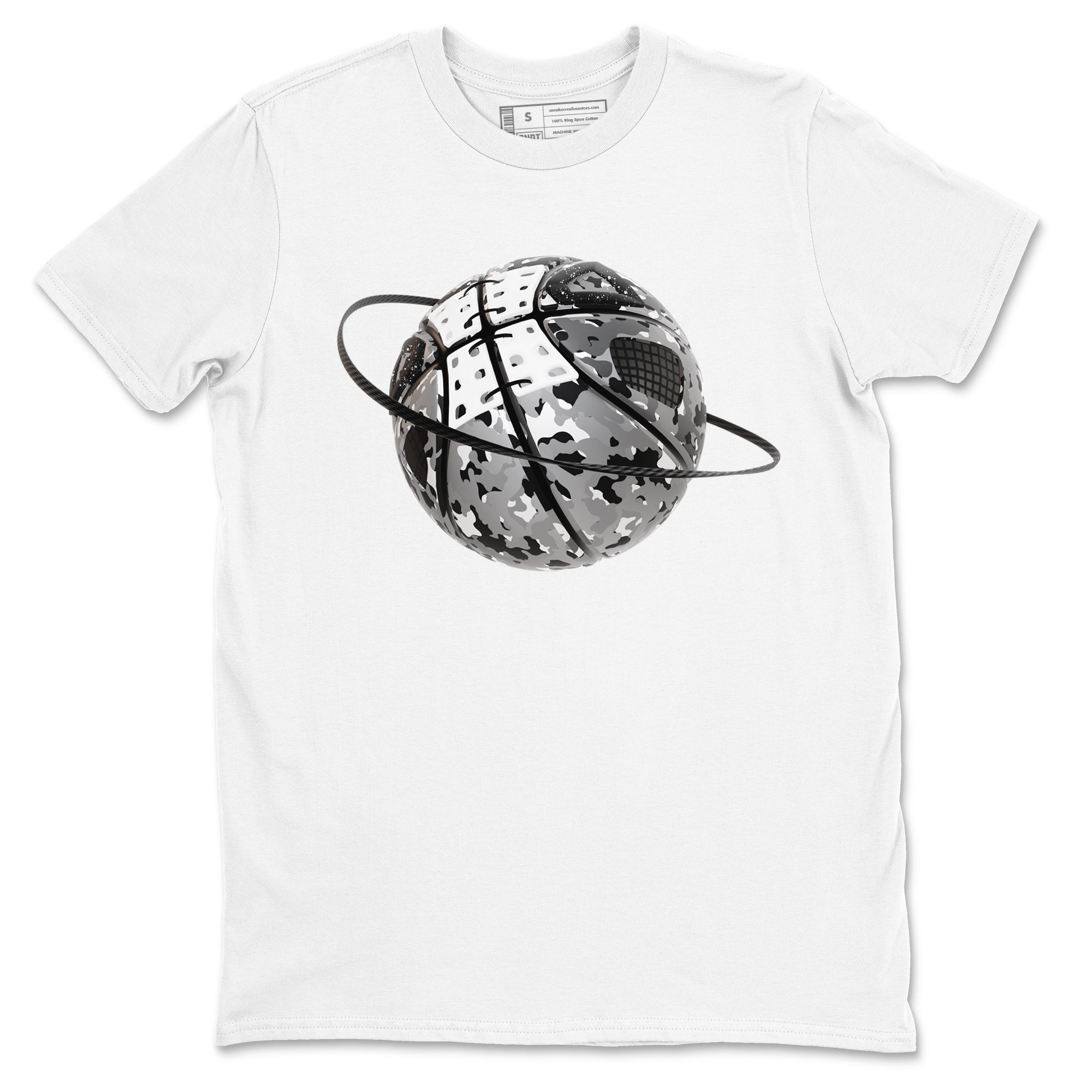 4s Fear shirts to match jordans Camo Basketball Planet sneaker match tees Air Jordan 4 Fear match shoes to clothes Drip Gear Zone unisex cotton White 2 shirts