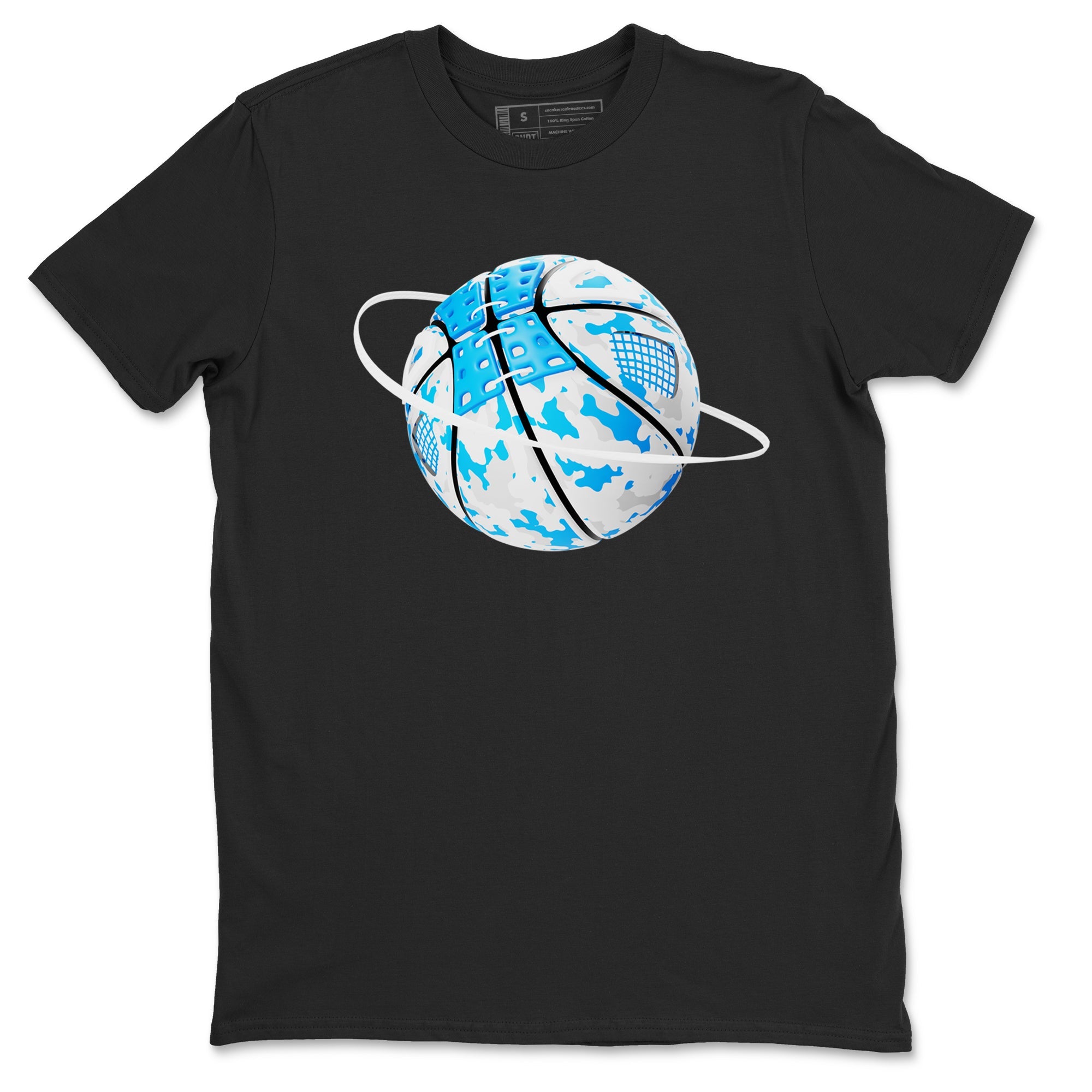 Air Jordan 4 Industrial Blue shirt to match jordans Camo Basketball Planet sneaker tees Air Jordan 4 Military Blue Drip Gear Zone unisex cotton Black 2 crew neck shirt