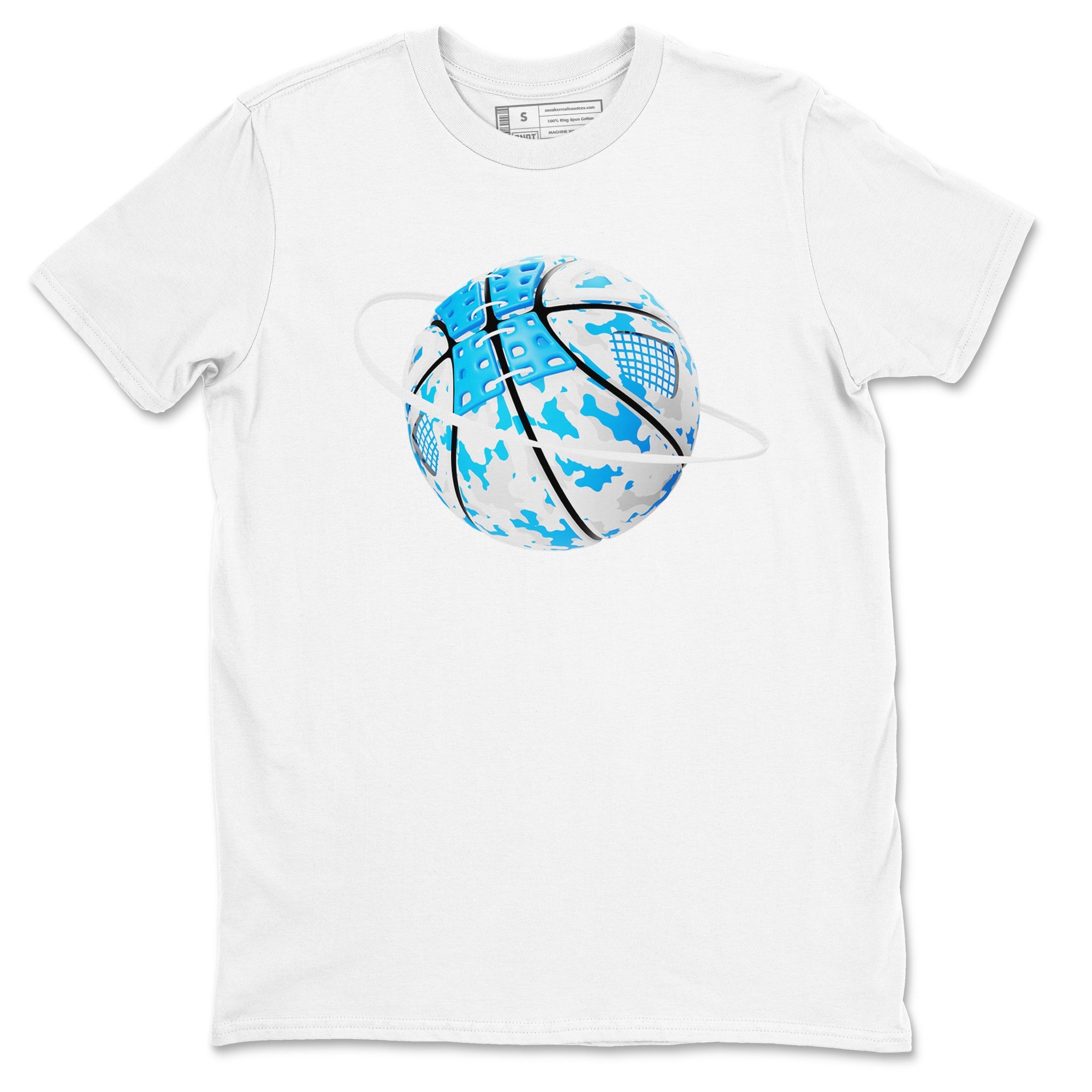 Air Jordan 4 Industrial Blue shirt to match jordans Camo Basketball Planet sneaker tees Air Jordan 4 Military Blue Drip Gear Zone unisex cotton White 2 crew neck shirt