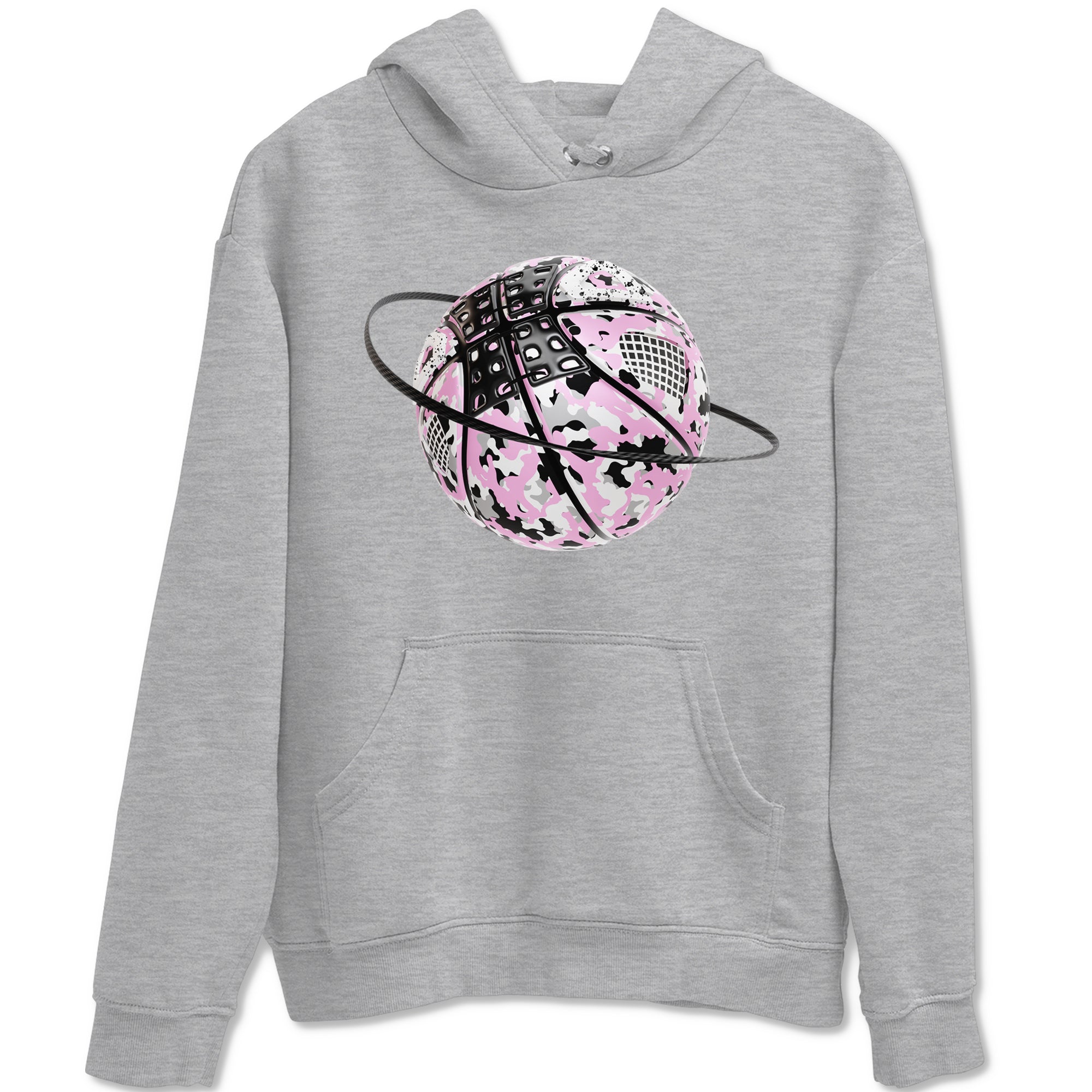4s Retro Orchid shirts to match jordans Camo Basketball Planet sneaker match tees Air Jordan 4 WMNS Orchid match shoes to clothes Drip Gear Zone unisex cotton Heather Grey 2 shirts