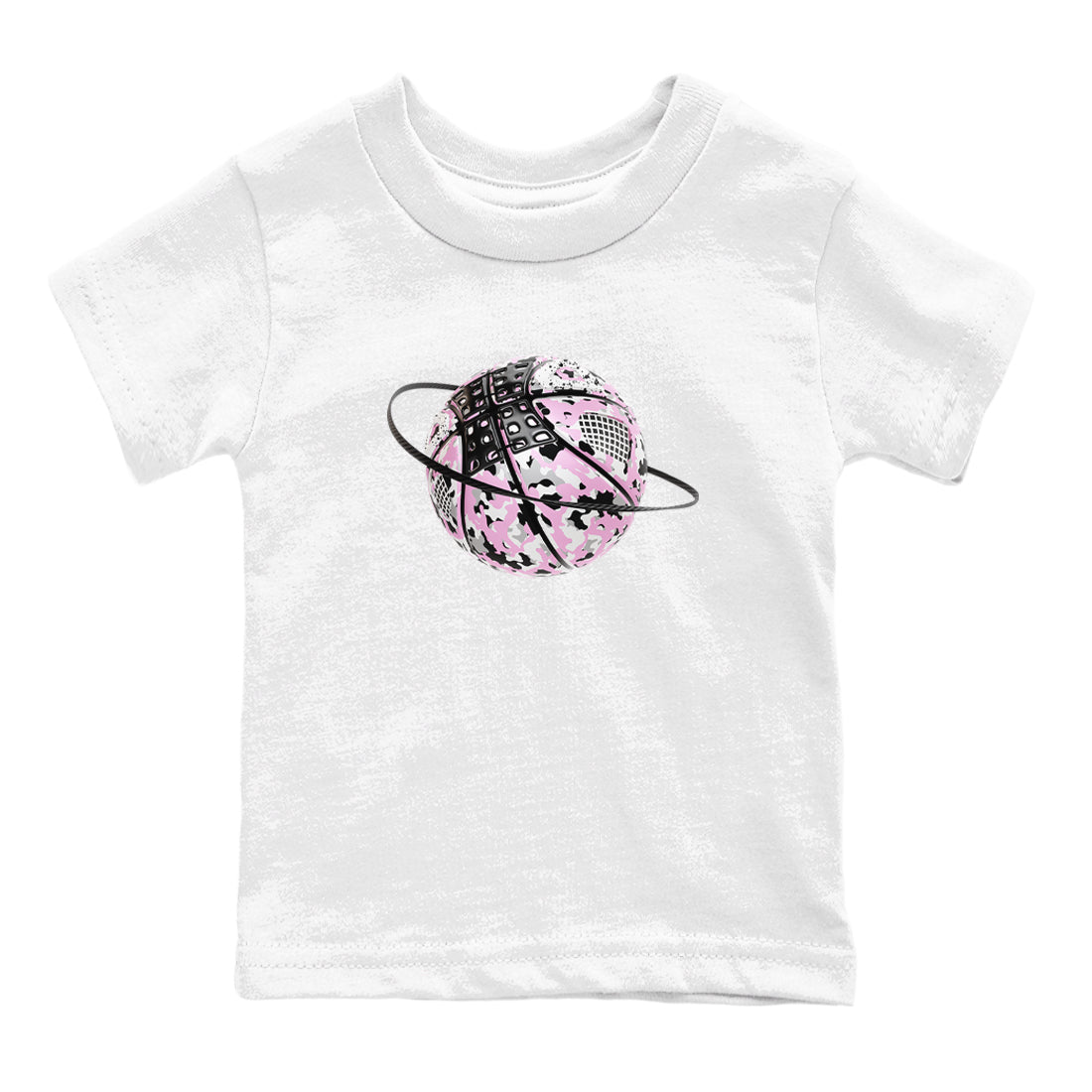 4s Retro Orchid shirts to match jordans Camo Basketball Planet sneaker match tees Air Jordan 4 WMNS Orchid match shoes to clothes Drip Gear Zone Youth Baby White 2 tee