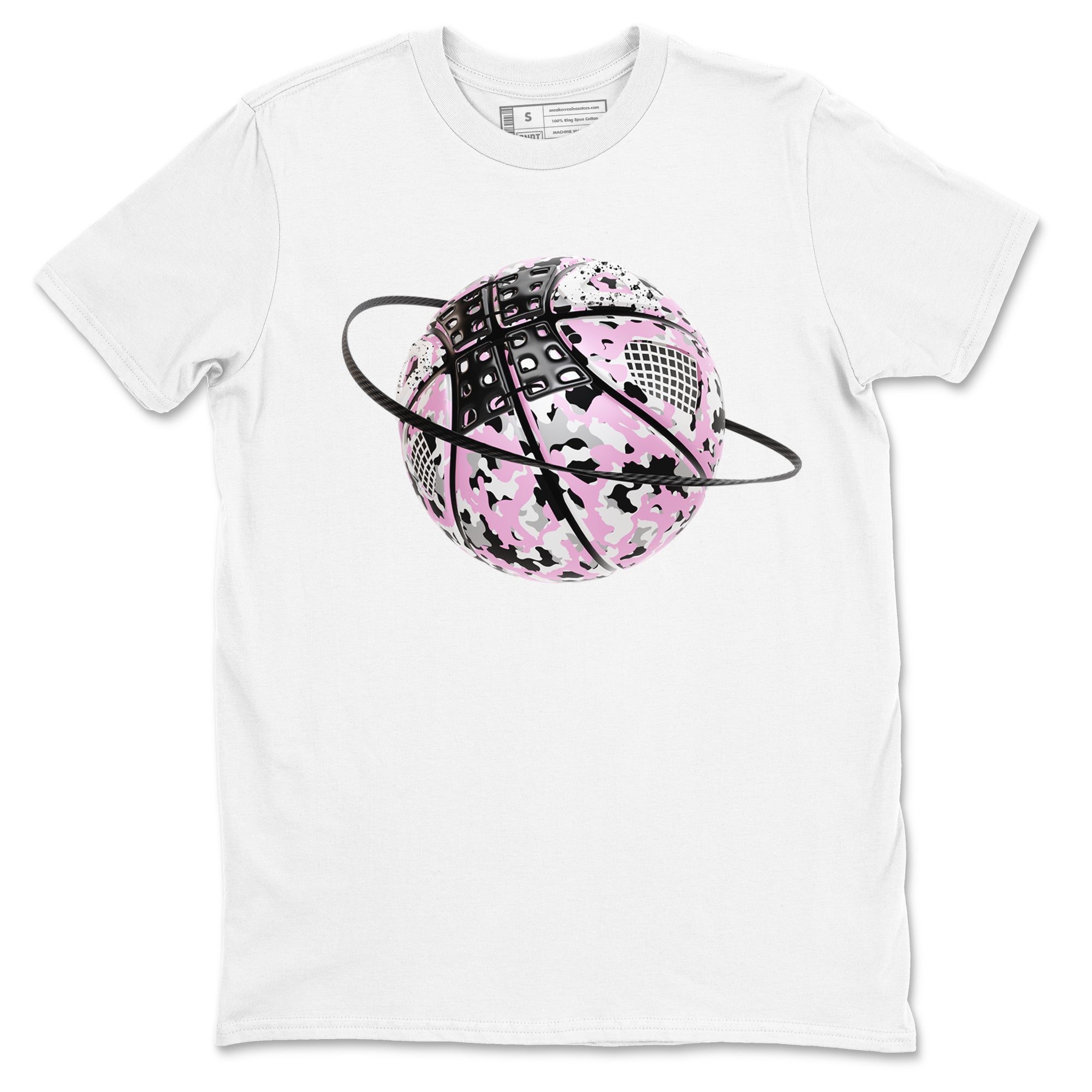 4s Retro Orchid shirts to match jordans Camo Basketball Planet sneaker match tees Air Jordan 4 WMNS Orchid match shoes to clothes Drip Gear Zone unisex cotton White 2 shirts