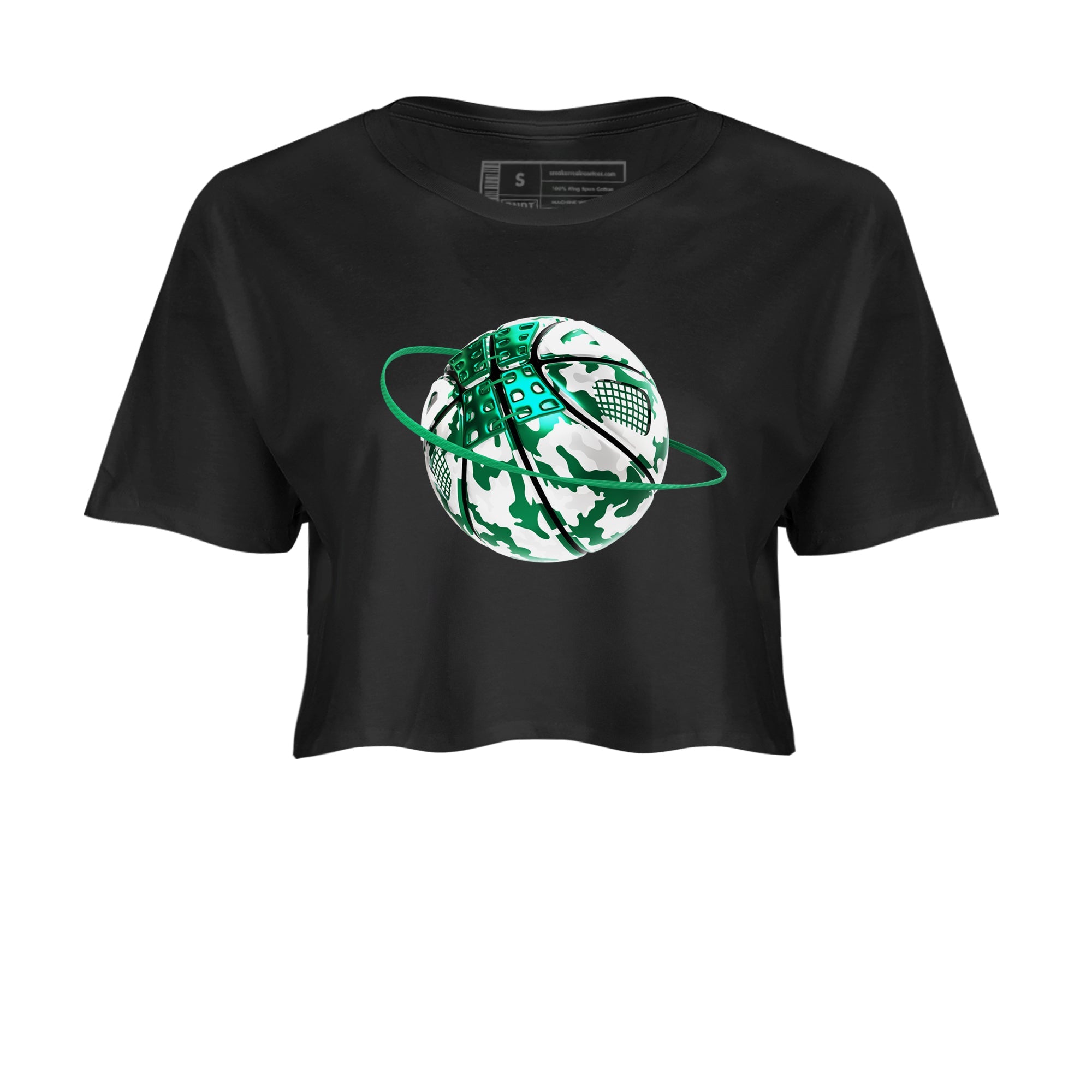 4s Oxidized Green shirts to match jordans Camo Basketball Planet sneaker match tees Air Jordan 4 Oxidized Green Drip Gear Zone streetwear brand Black 2 crop tee