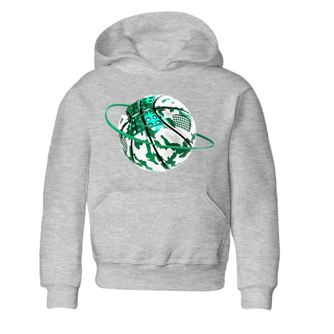 4s Oxidized Green shirts to match jordans Camo Basketball Planet sneaker match tees Air Jordan 4 Oxidized Green Drip Gear Zone streetwear brand Baby and Youth Heather Grey 2 cotton tee