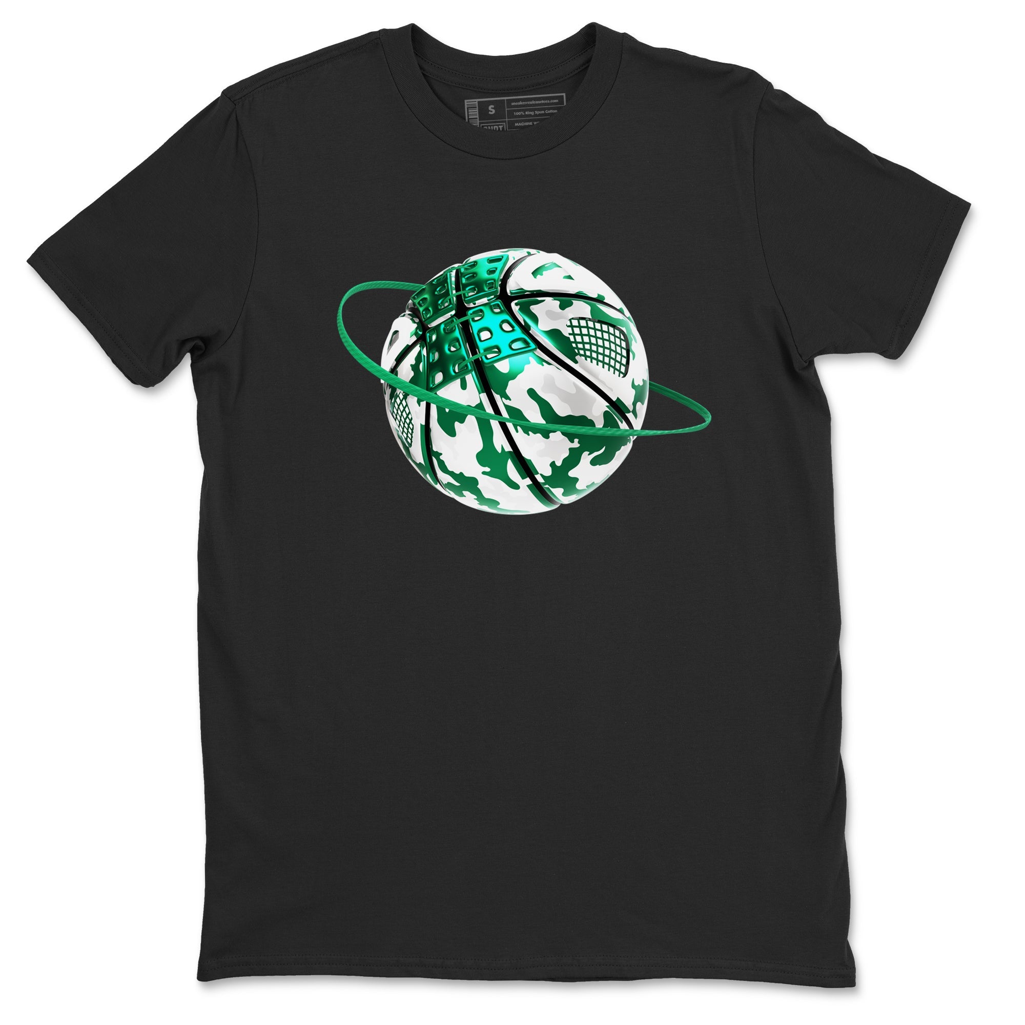 4s Oxidized Green shirts to match jordans Camo Basketball Planet sneaker match tees Air Jordan 4 Oxidized Green Drip Gear Zone streetwear brand Black 2 unisex cotton tee