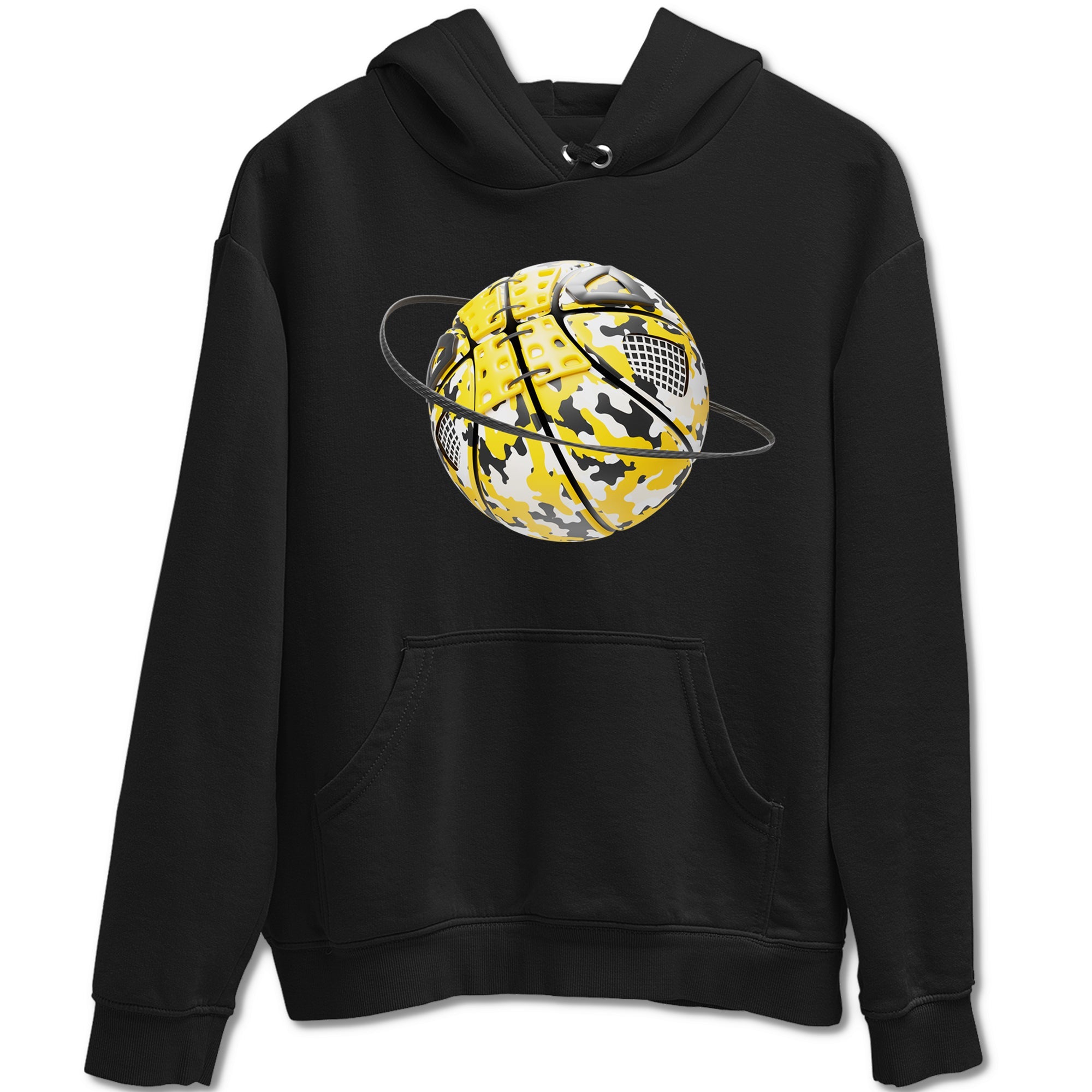 AJ4 Vivid Sulfur shirt to match jordans Camo Basketball Planet sneaker tees Air Jordan 4 Vivid Sulfur Drip Gear Zone unisex cotton Black 2 crew neck shirt