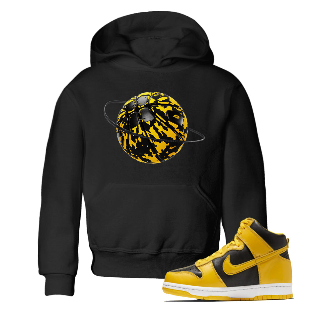Dunk High Wu Tang shirts to match jordans Camo Basketball Planet sneaker match tees Dunk High Wu Tang match shoes to clothes Drip Gear Zone Youth Baby Black 1 tee