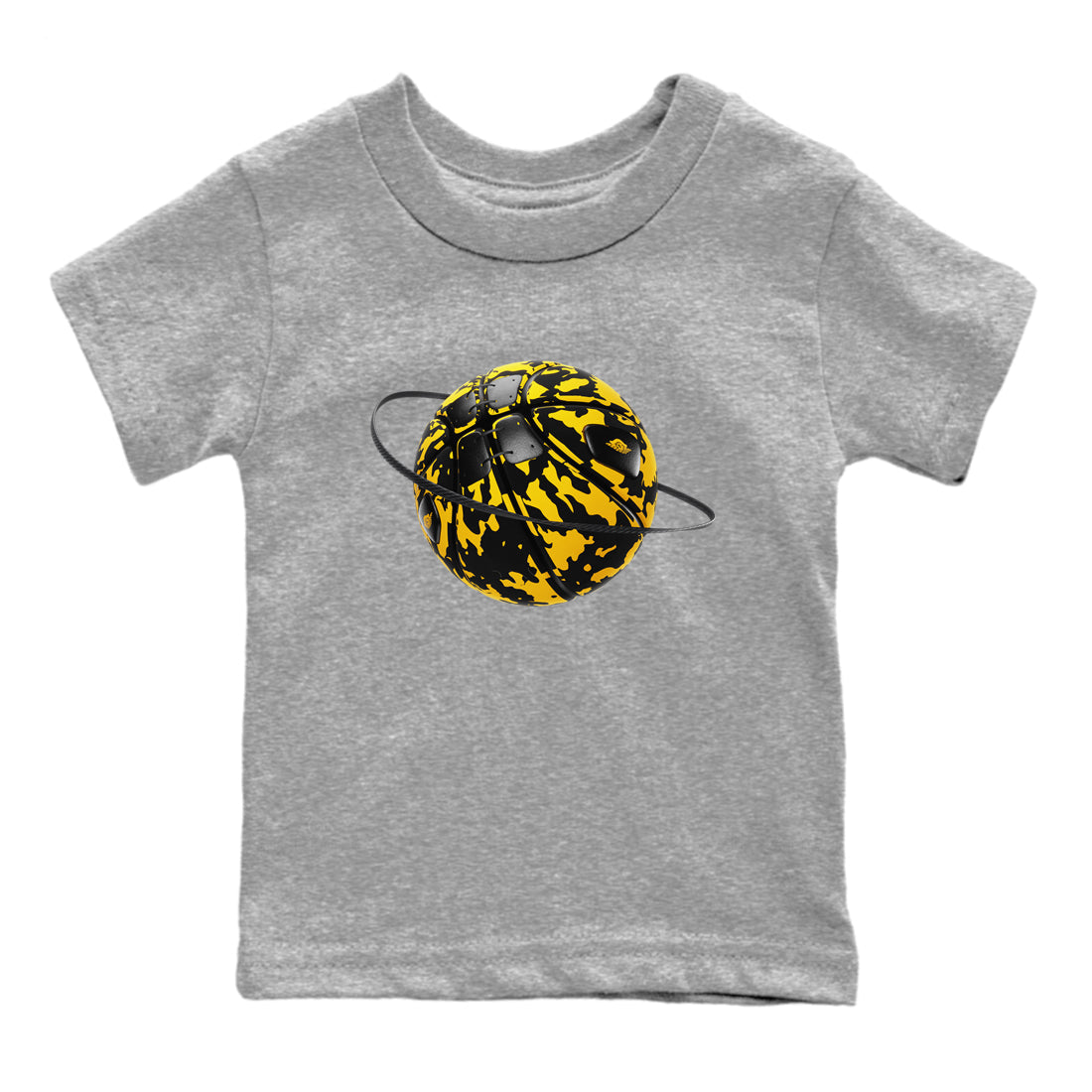 Dunk High Wu Tang shirts to match jordans Camo Basketball Planet sneaker match tees Dunk High Wu Tang match shoes to clothes Drip Gear Zone Youth Baby Heather Grey 2 tee