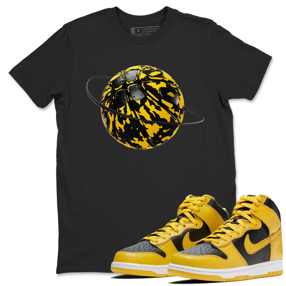 Dunk High Wu Tang shirts to match jordans Camo Basketball Planet sneaker match tees Dunk High Wu Tang match shoes to clothes Drip Gear Zone unisex cotton Black 1 shirts