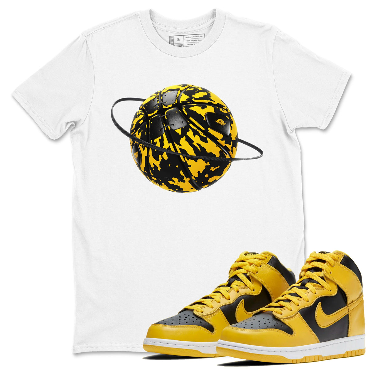 Dunk High Wu Tang shirts to match jordans Camo Basketball Planet sneaker match tees Dunk High Wu Tang match shoes to clothes Drip Gear Zone unisex cotton White 1 shirts