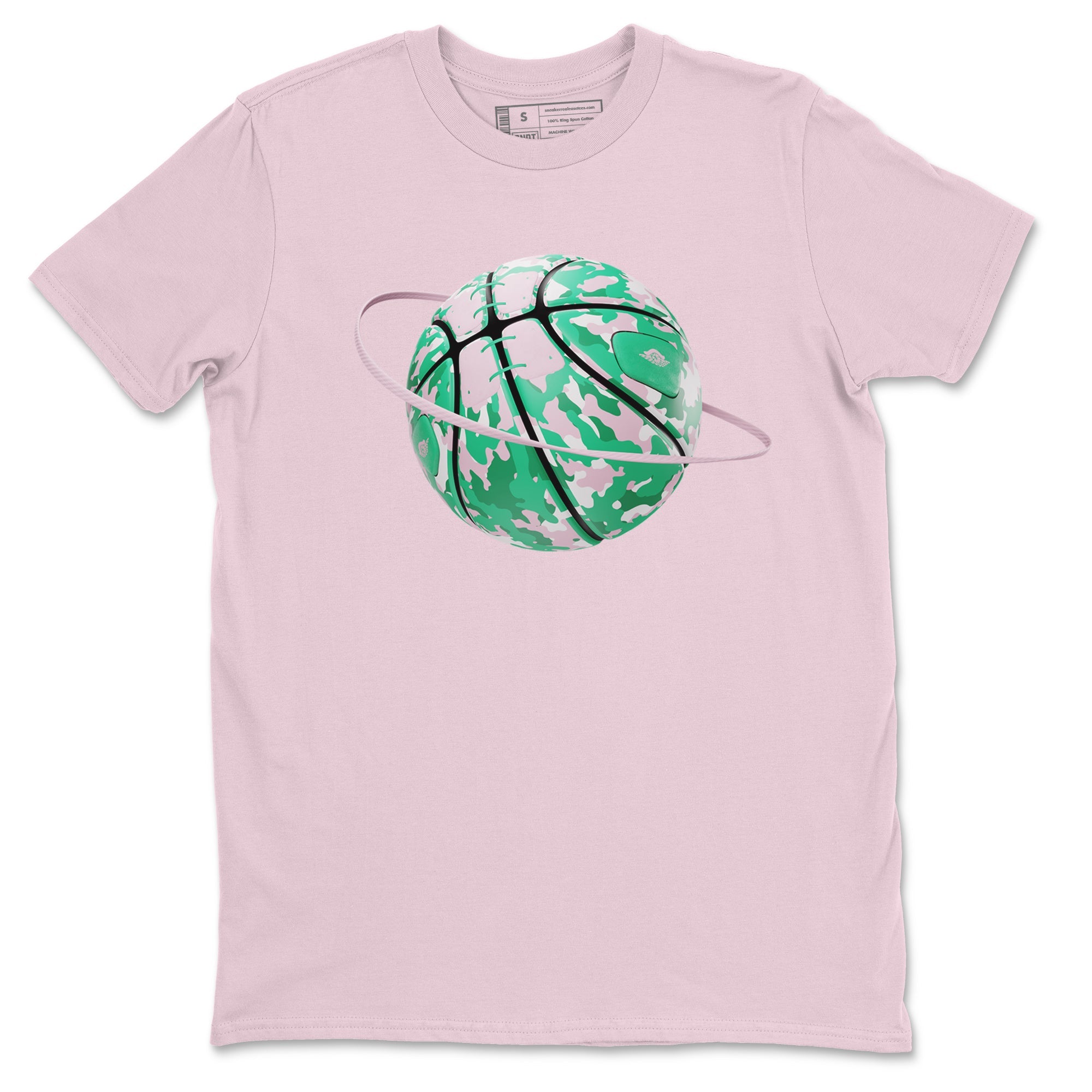 Dunk Low Medium Soft Pink Malachite shirt to match jordans Camo Basketball Planet sneaker tees Dunk Medium Soft Pink Malachite Drip Gear Zone unisex cotton Pink 2 crew neck shirt