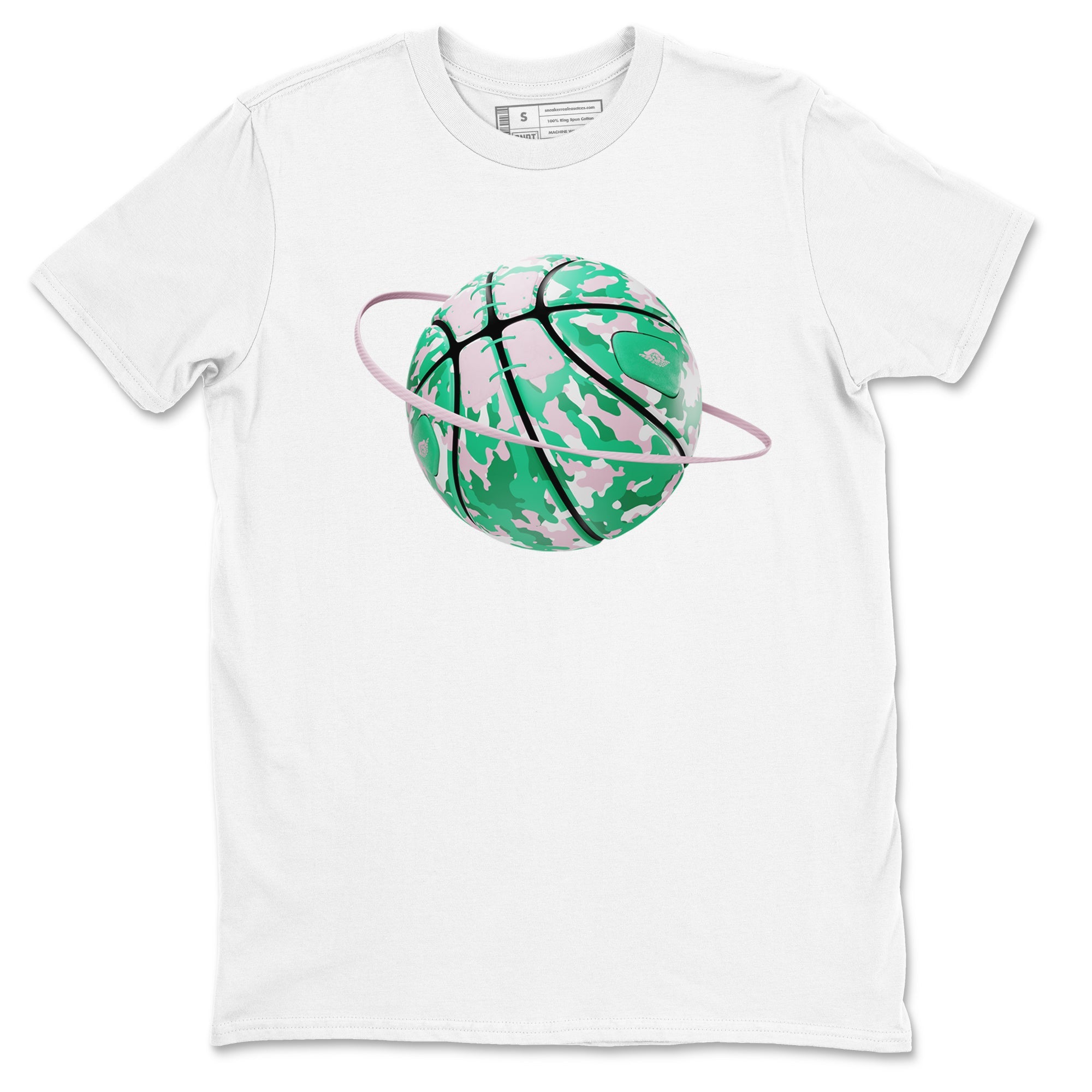 Dunk Low Medium Soft Pink Malachite shirt to match jordans Camo Basketball Planet sneaker tees Dunk Medium Soft Pink Malachite Drip Gear Zone unisex cotton White 2 crew neck shirt