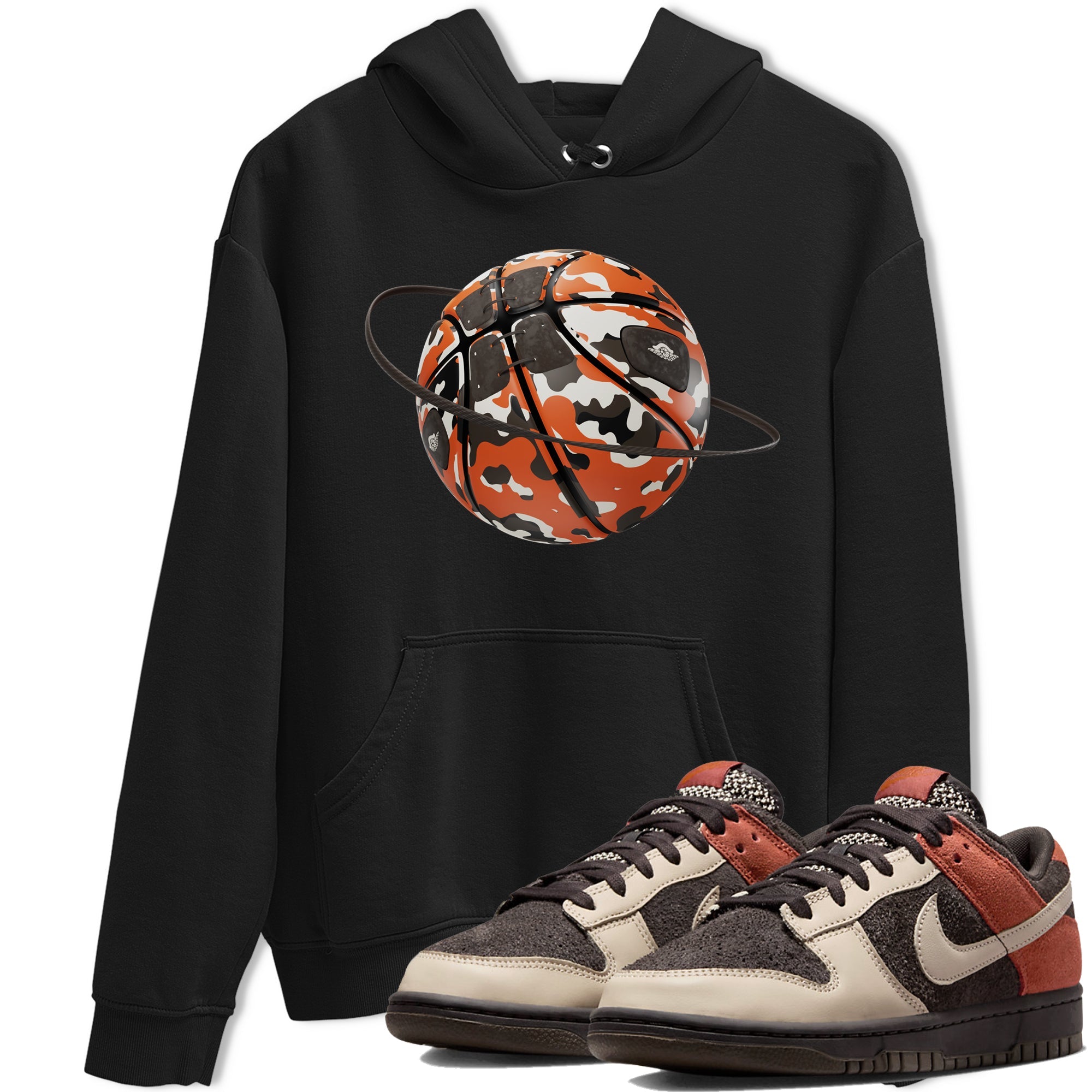 Dunk Red Panda shirt to match jordans Camo Basketball Planet sneaker tees Nike Dunk LowRed Panda Drip Gear Zone Unisex Black 1 T-Shirt